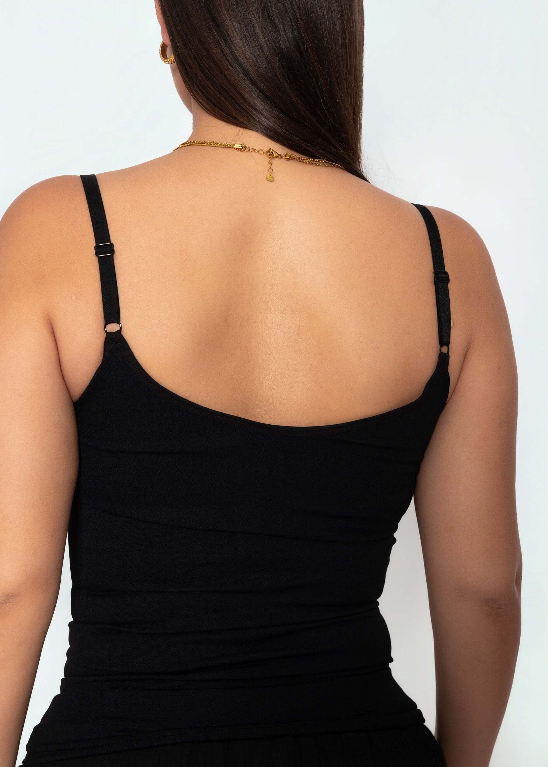 SASSYCLASSY T-Shirt »Sculpting Shapewear Top« Elastisches Shaping Top mit verstellbaren Trägern und Raffungen