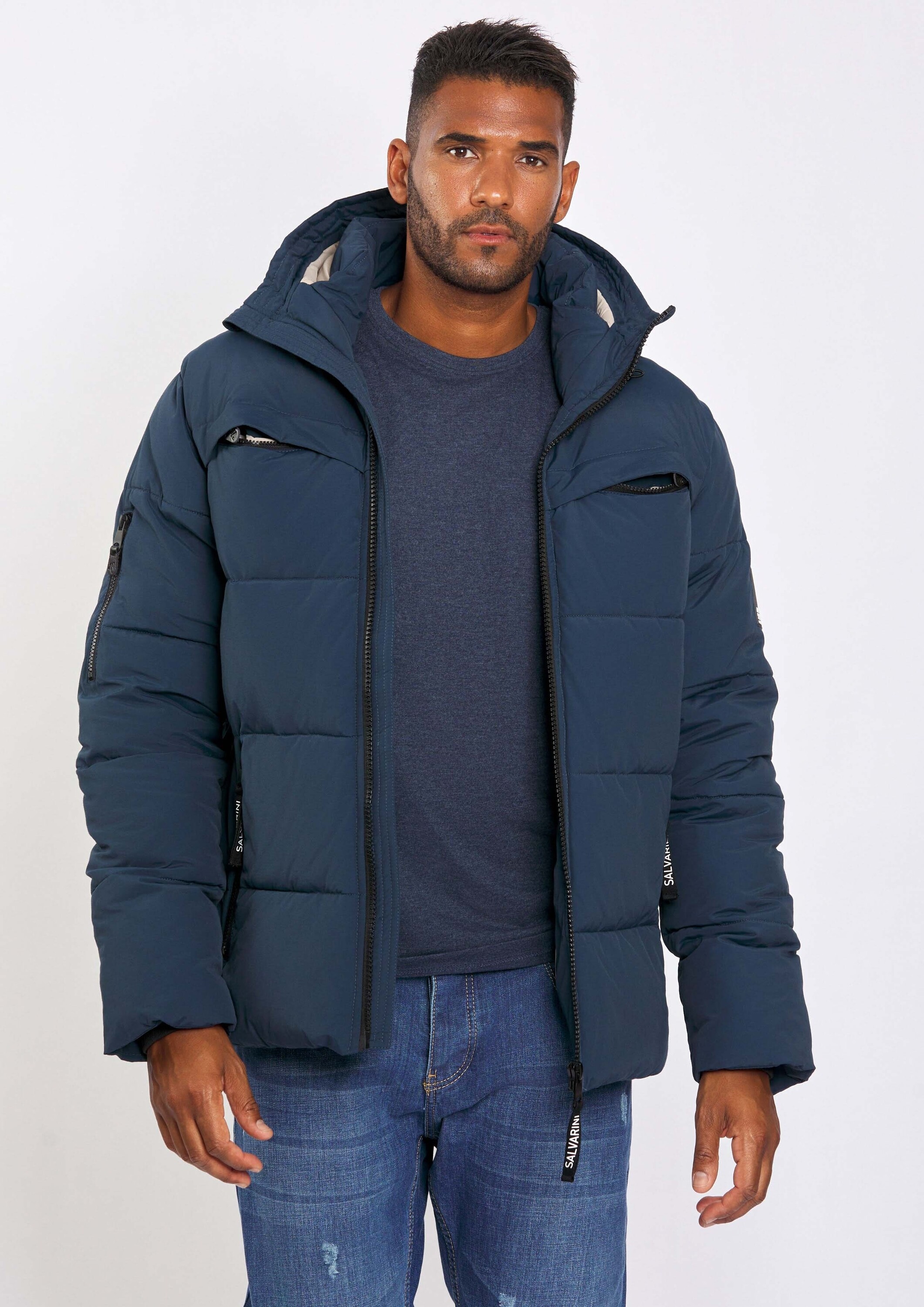 Alessandro Salvarini Winterjacke »A. Salvarini Herren Winter Steppjacke AS334«