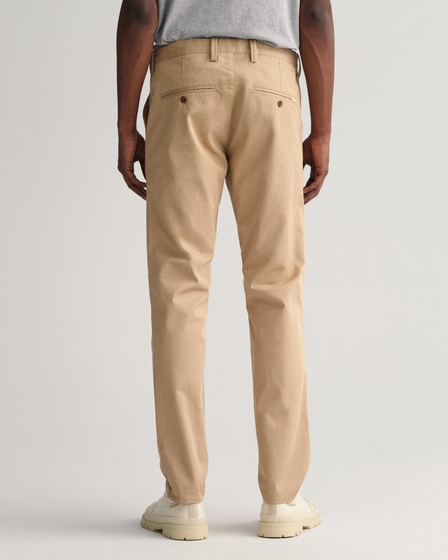 Gant Chinohose »SLIM TWILL CHINOS«, mit gefütterten Seitentaschen