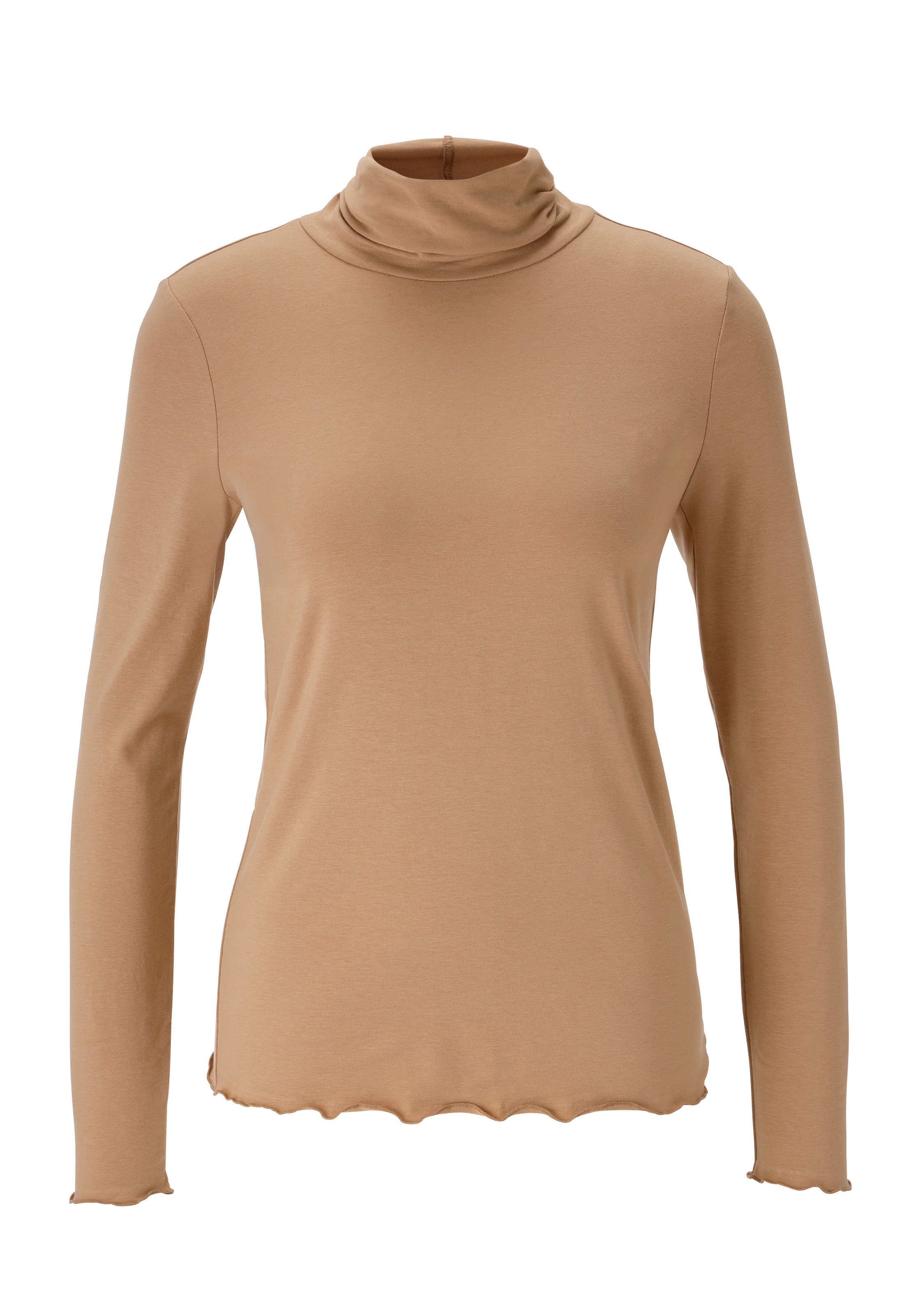 Aniston CASUAL Rollkragenshirt mit gewellten Abschlüssen - NEUE KOLLEKTION