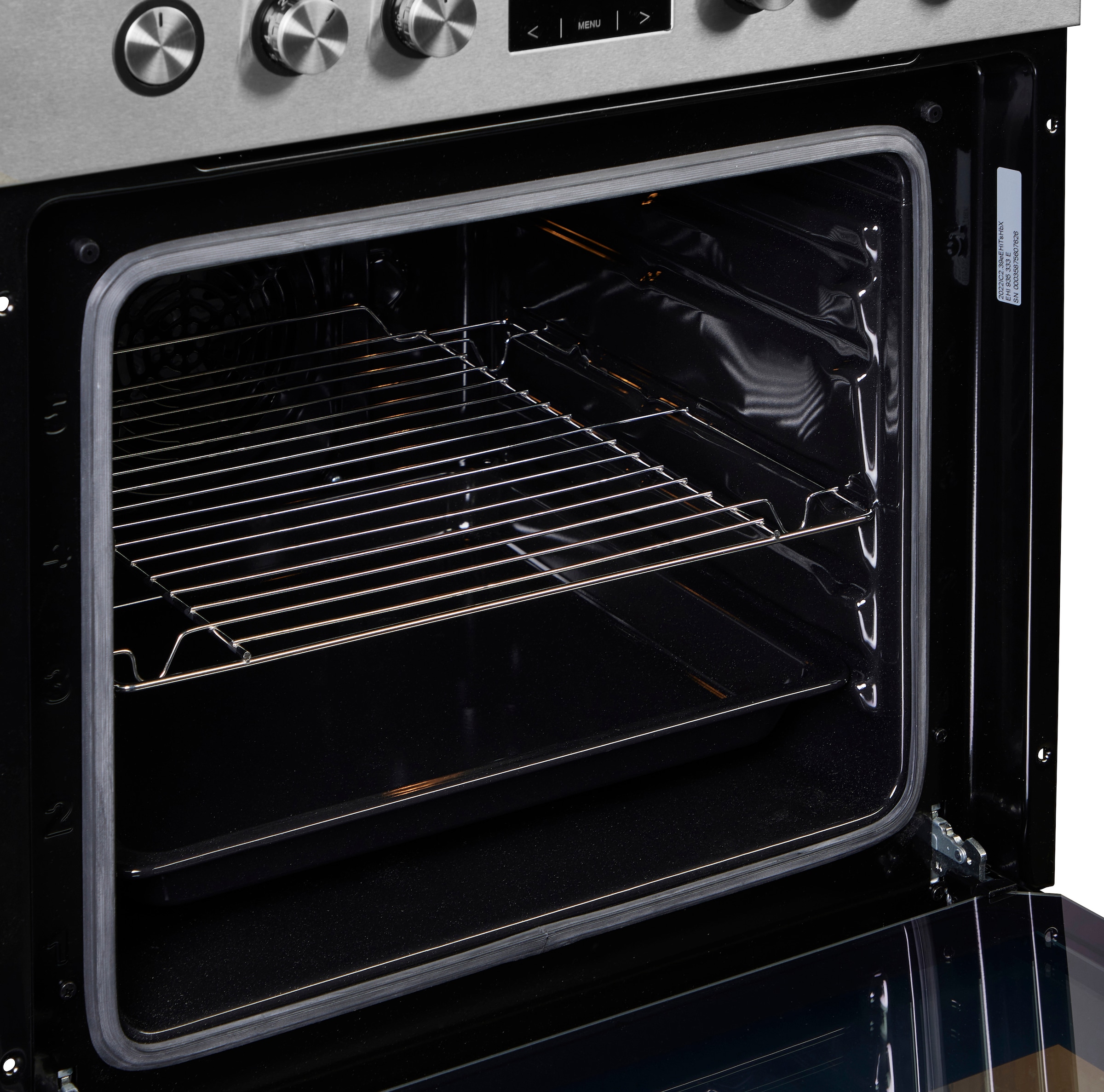 Amica Induktions Herd-Set »EHI 935 333 E« Steam Clean Backofen | Induktionskochfeld, 1 Stk. tlg. Alles im Griff: Timer, klare Sicht, schnell sauber