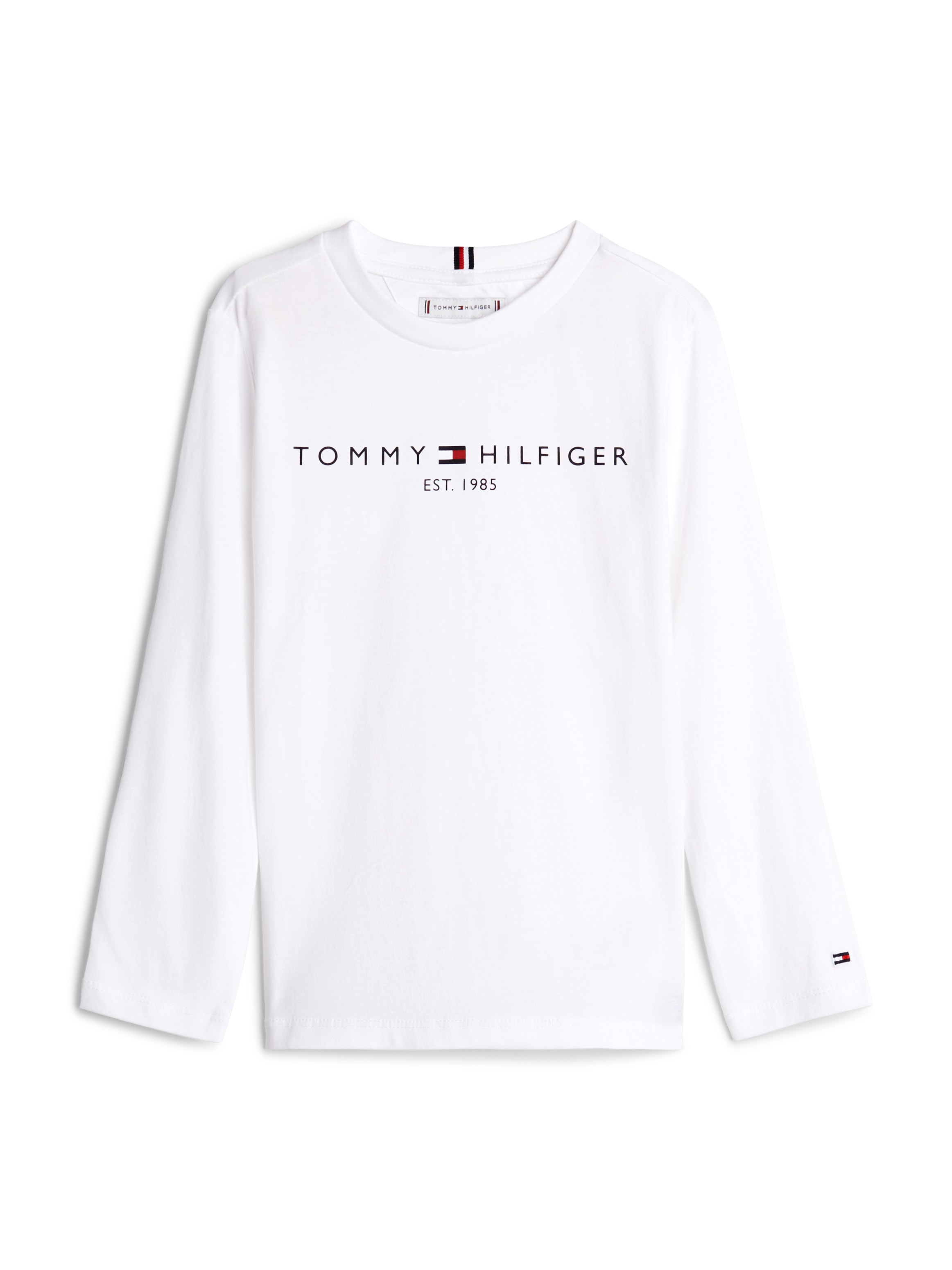 Tommy Hilfiger Langarmshirt »ESSENTIAL TEE L/S«, mit Logoschriftzug
