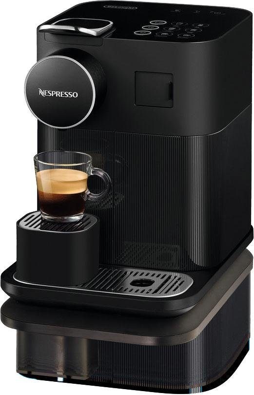 Nespresso Kapselmaschine »Gran inkl. von Jahren DeLonghi, mit Willkommenspaket 14 mit 3 Kapseln Lattissima Black«, Garantie 650.B EN XXL