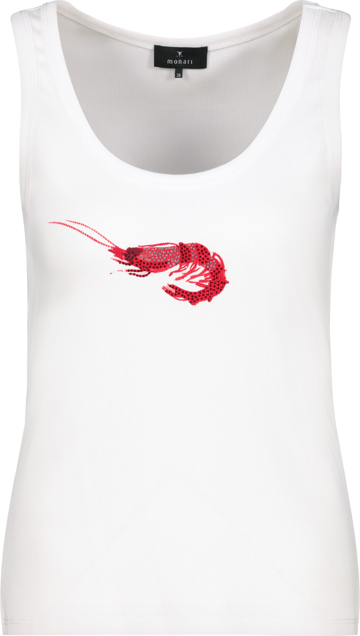 Monari Tanktop mit tiefem Rundhalsausschnitt