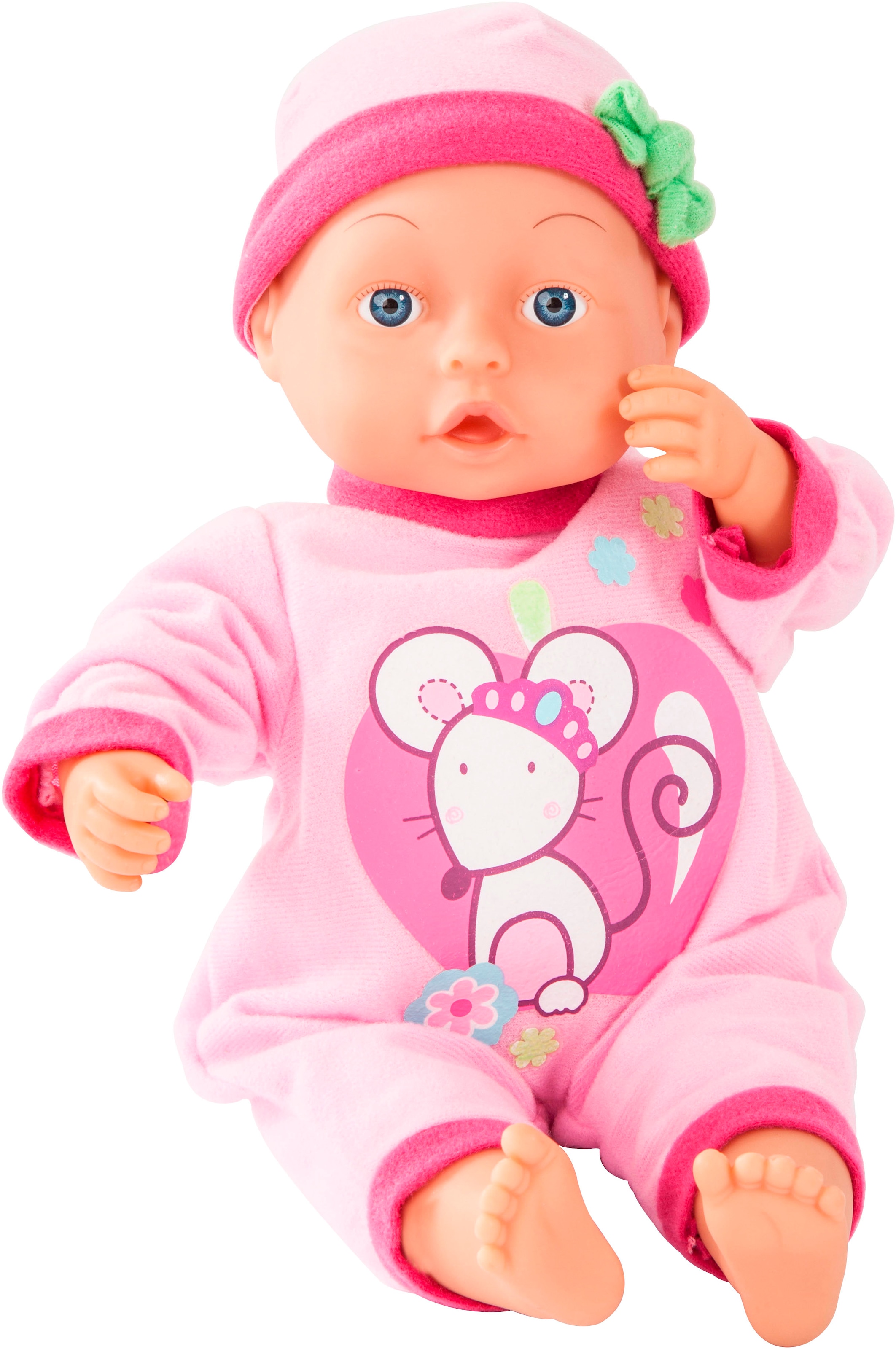 Bayer Babypuppe »First Words Baby, 33 cm«, (7 tlg.)