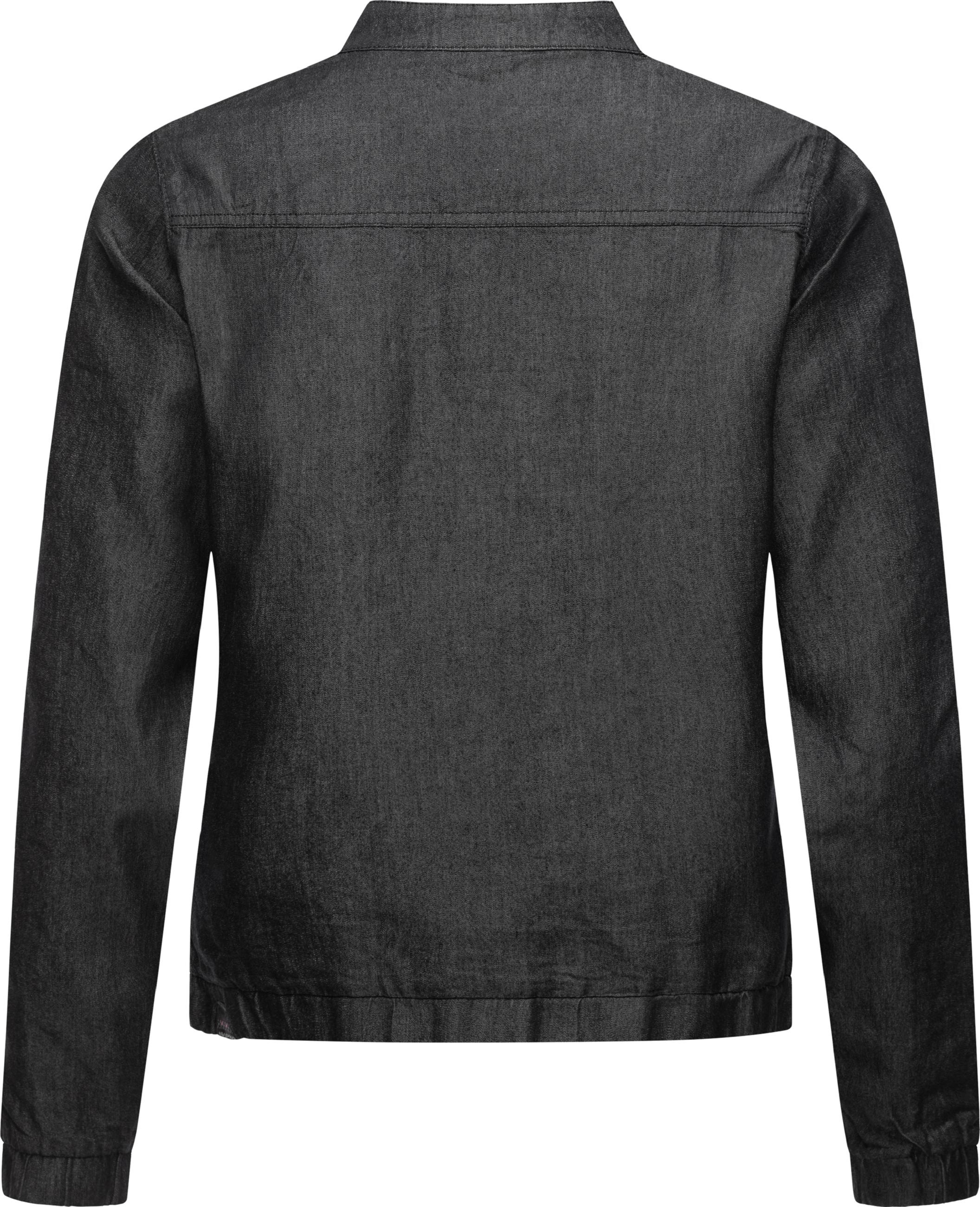 Ragwear Kurzjacke »Kurzjacke Malawi Denim«, ohne Kapuze, Leichte Übergangsjacke in Jeans-Optik