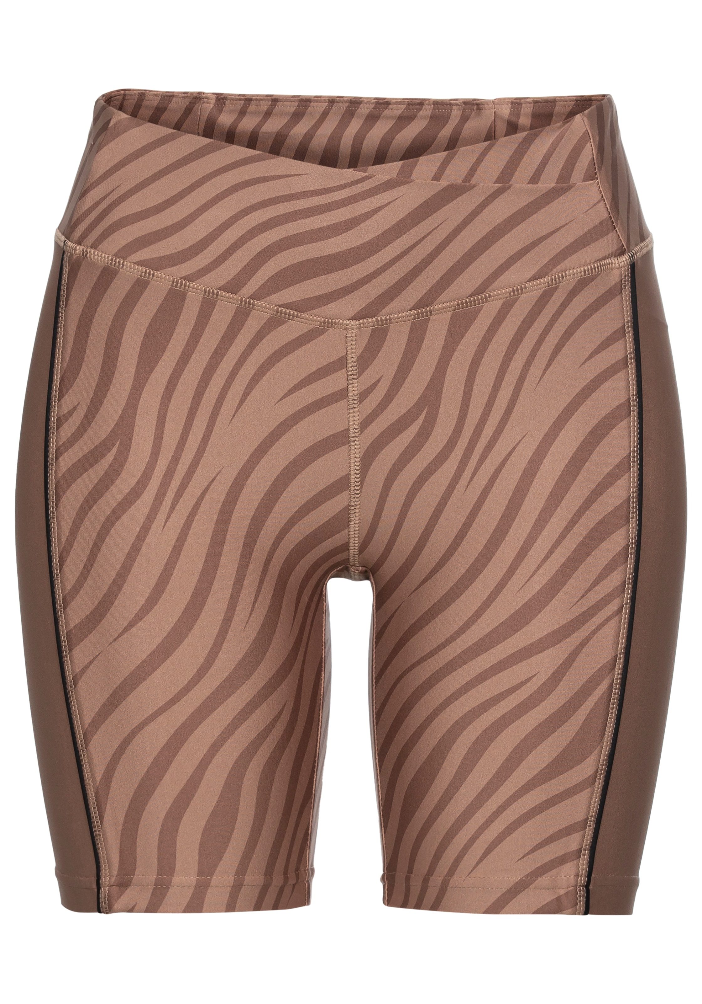 LASCANA ACTIVE Shorts, Sportshorts mit dezentem Zebramuster