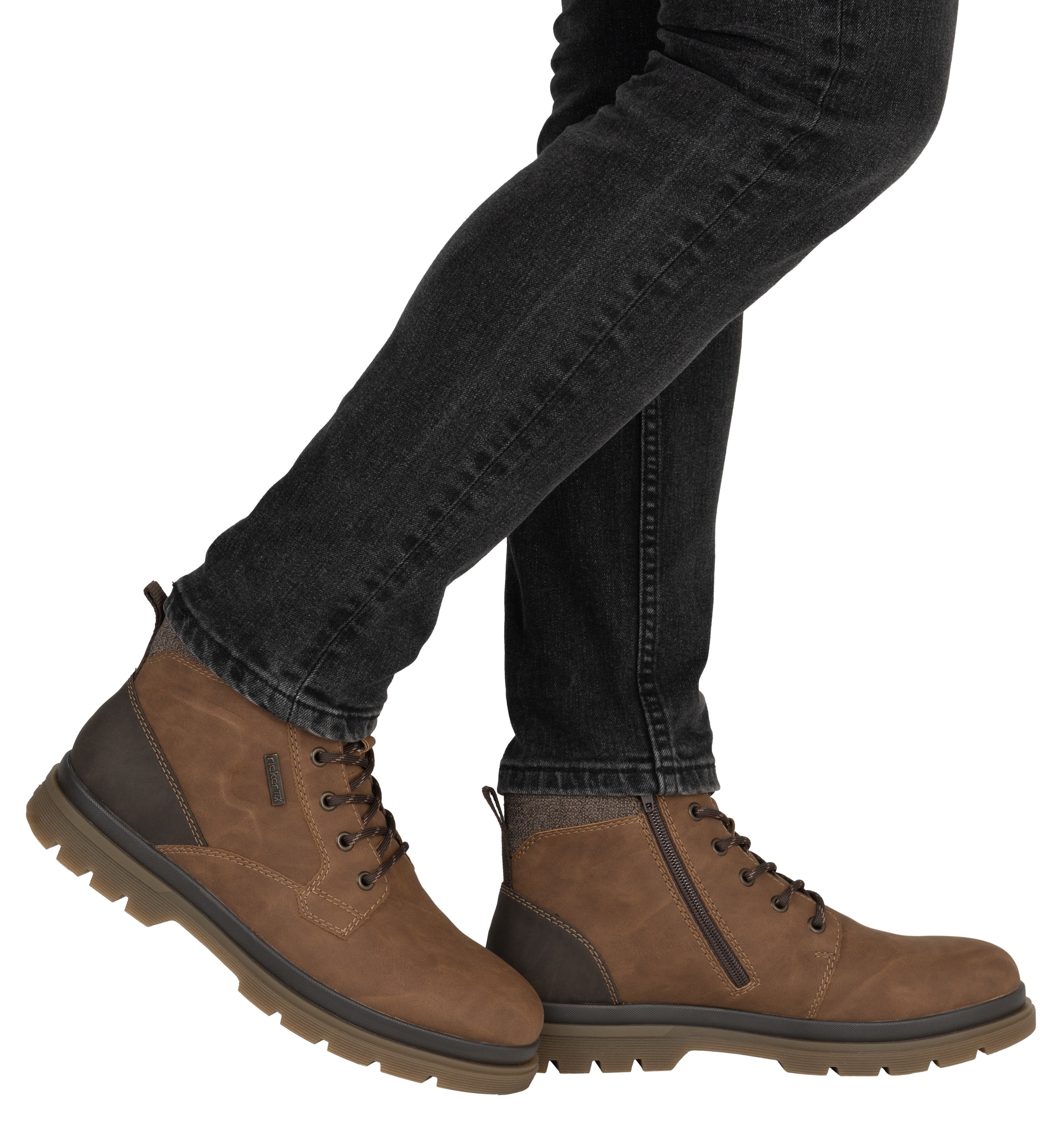 Rieker Winterstiefelette  Winterboots, Schnürboots mit Innenreißverschluss und RiekerTex