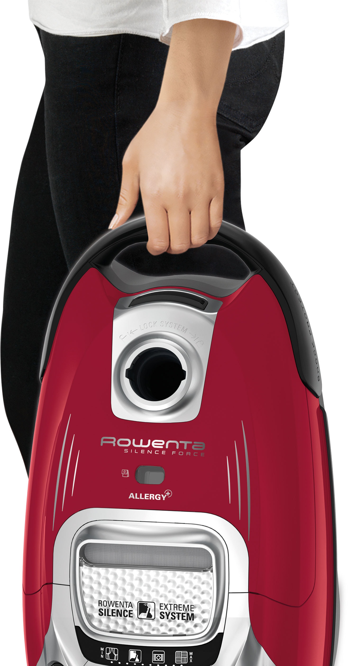 Rowenta Bodenstaubsauger »RO7473 Silence Force Allergy+«, 400 W, mit Beutel  mit 3 Jahren XXL Garantie