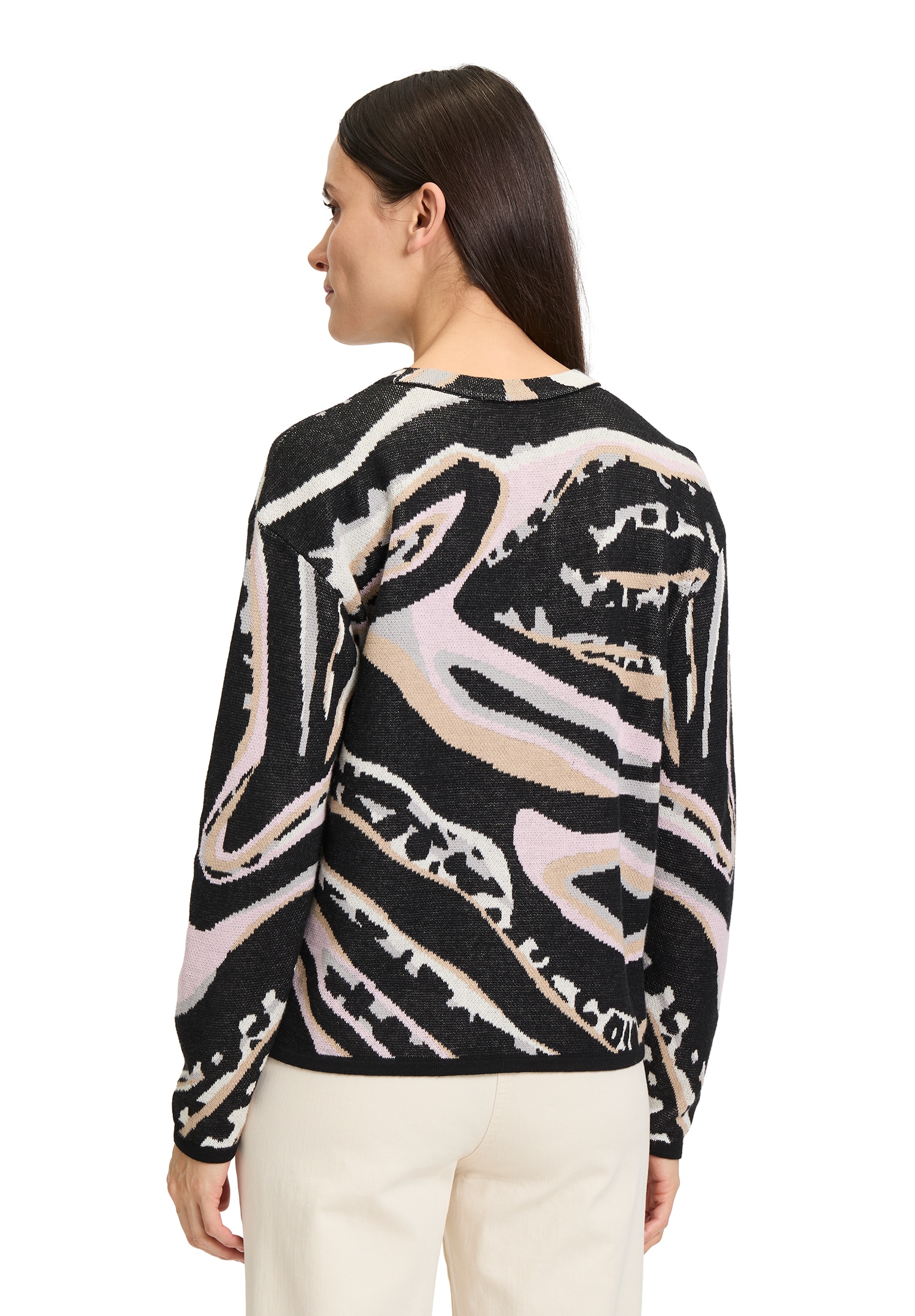 Betty Barclay Rundhalspullover »Feinstrickpullover mit Jacquard«