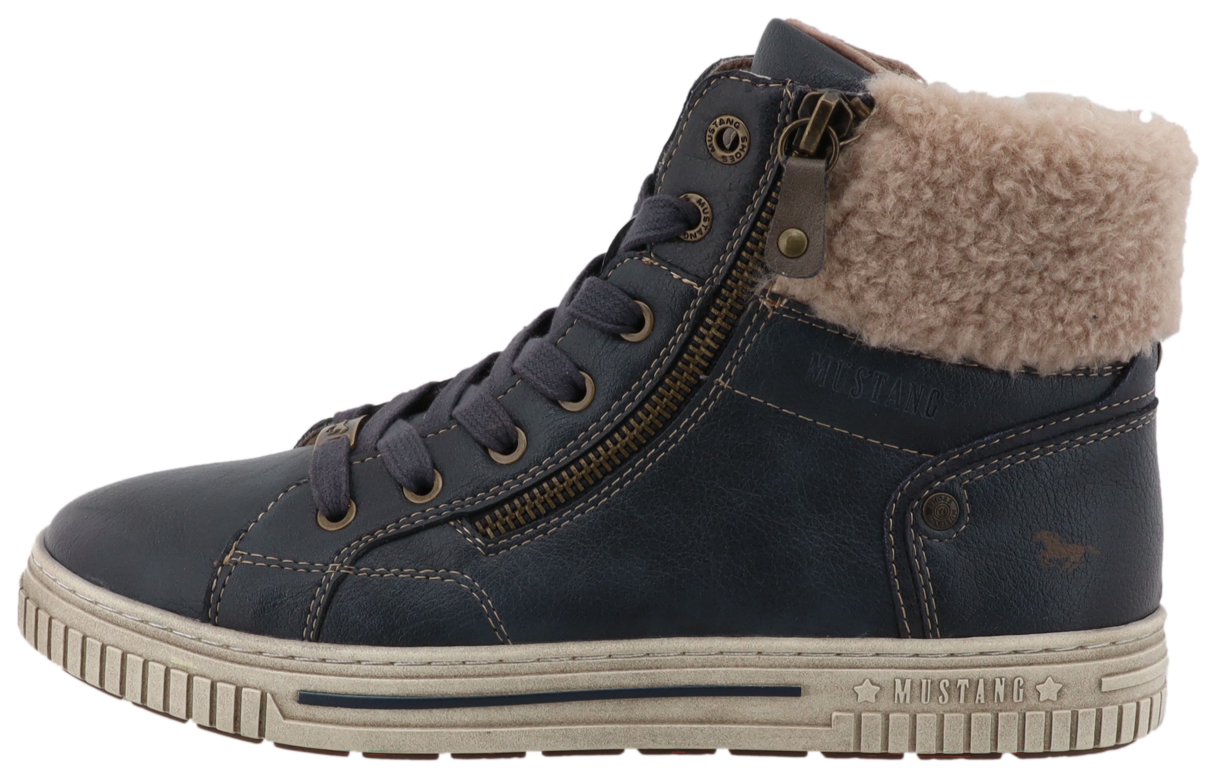 Mustang Shoes Winterboots »Janique«  High Top Sneaker, Winterboots mit Warmfutter