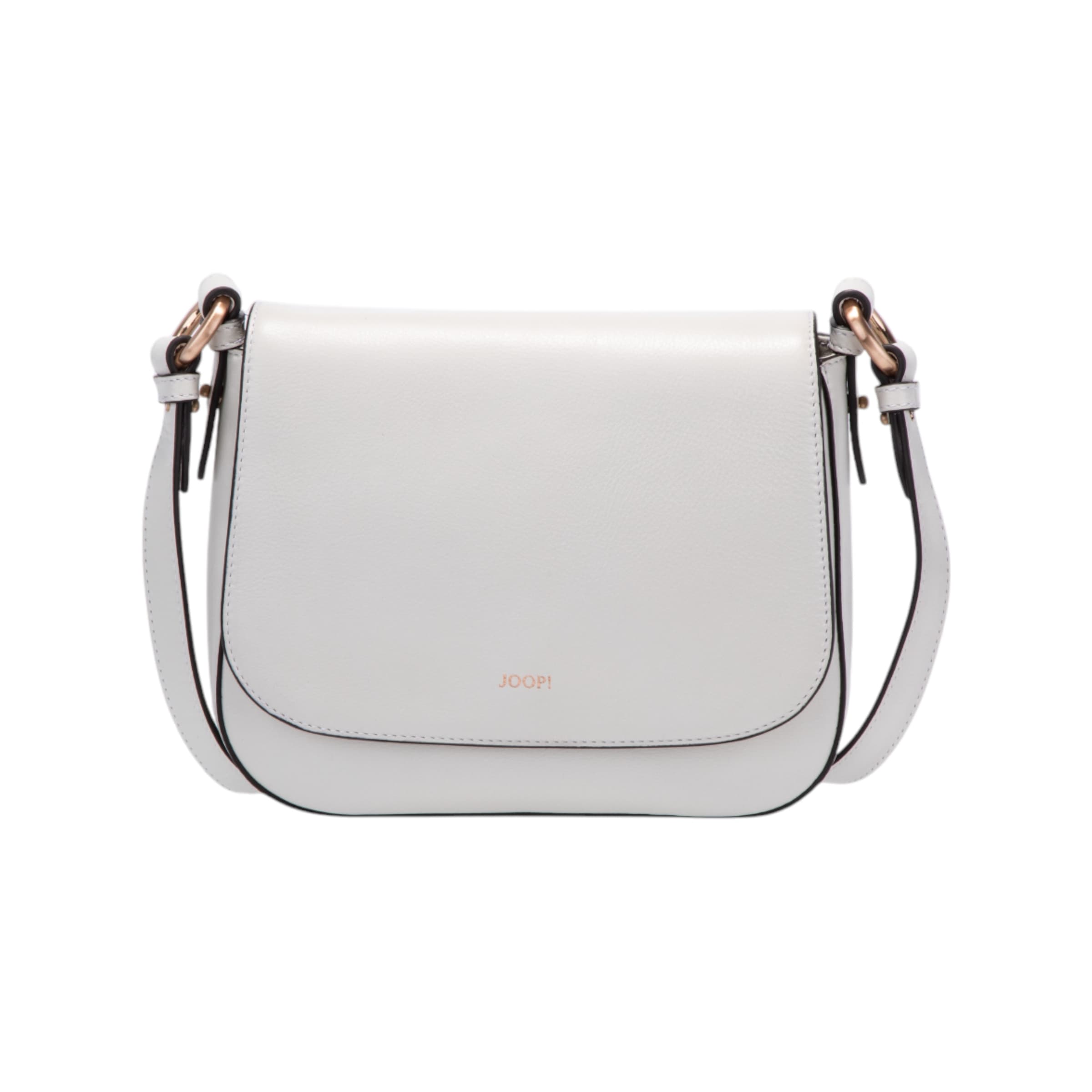 JOOP! Schultertasche »sofisticato 1.0 esmera shoulderbag shf« aus Rindsleder, mit verstellbarem Schulterriemen, Querformat