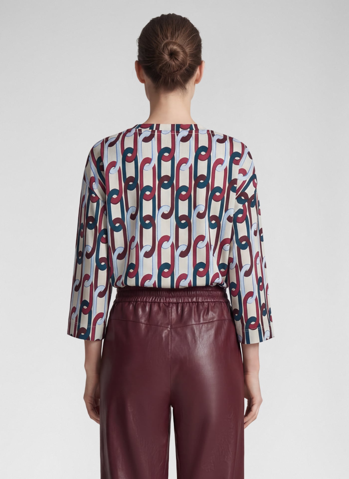 Rabe 3/4-Arm-Shirt mit grafischem Muster