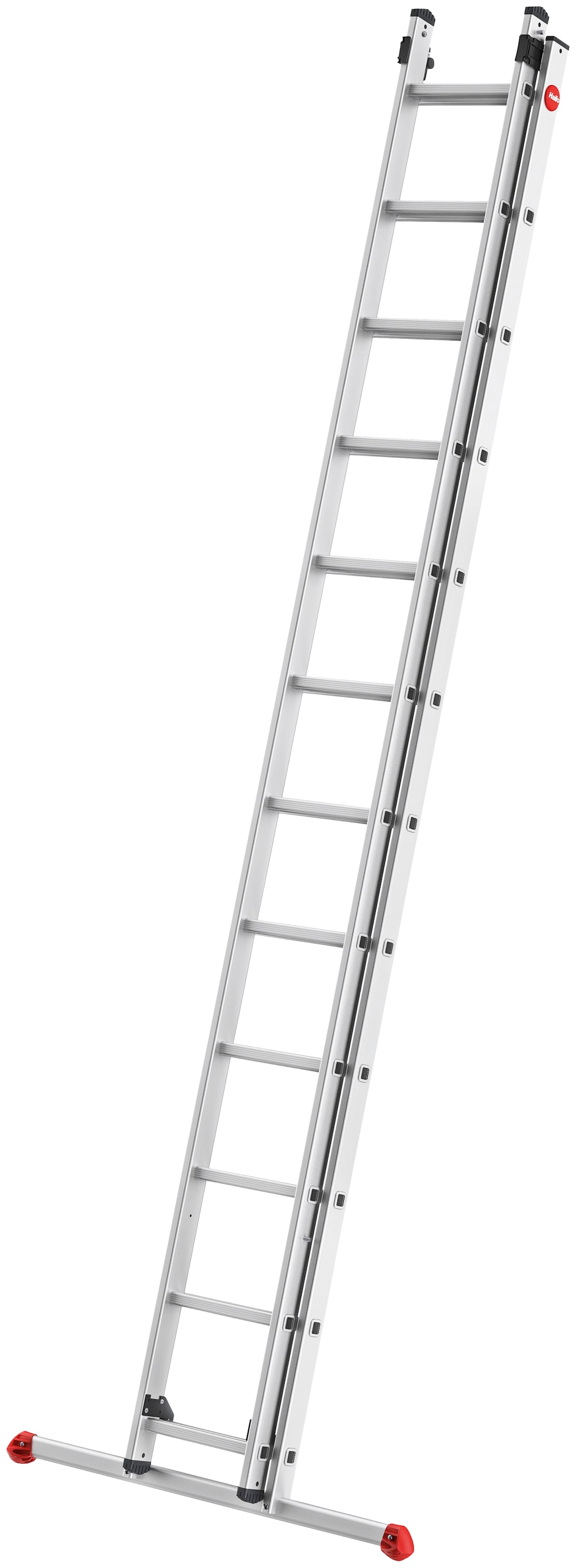 Hailo Anlegeleiter »S80 ProfiStep duo«, Aluminium-Schiebeleiter 2-teilig 2x12 Sprossen