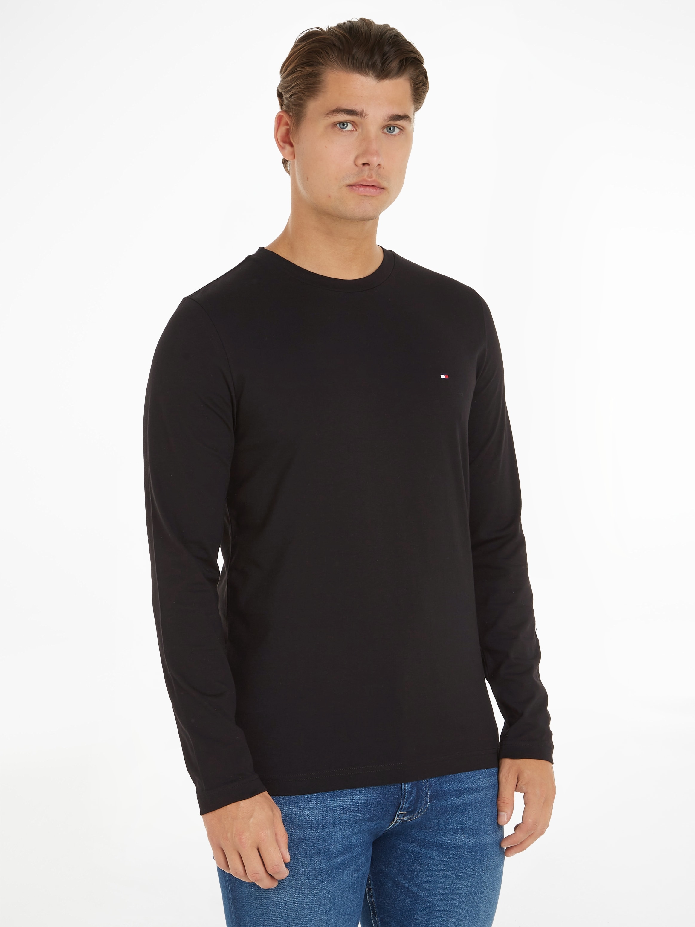 Longsleeve »TOMMY LOGO LONG SLEEVE TEE«, mit Logodruck