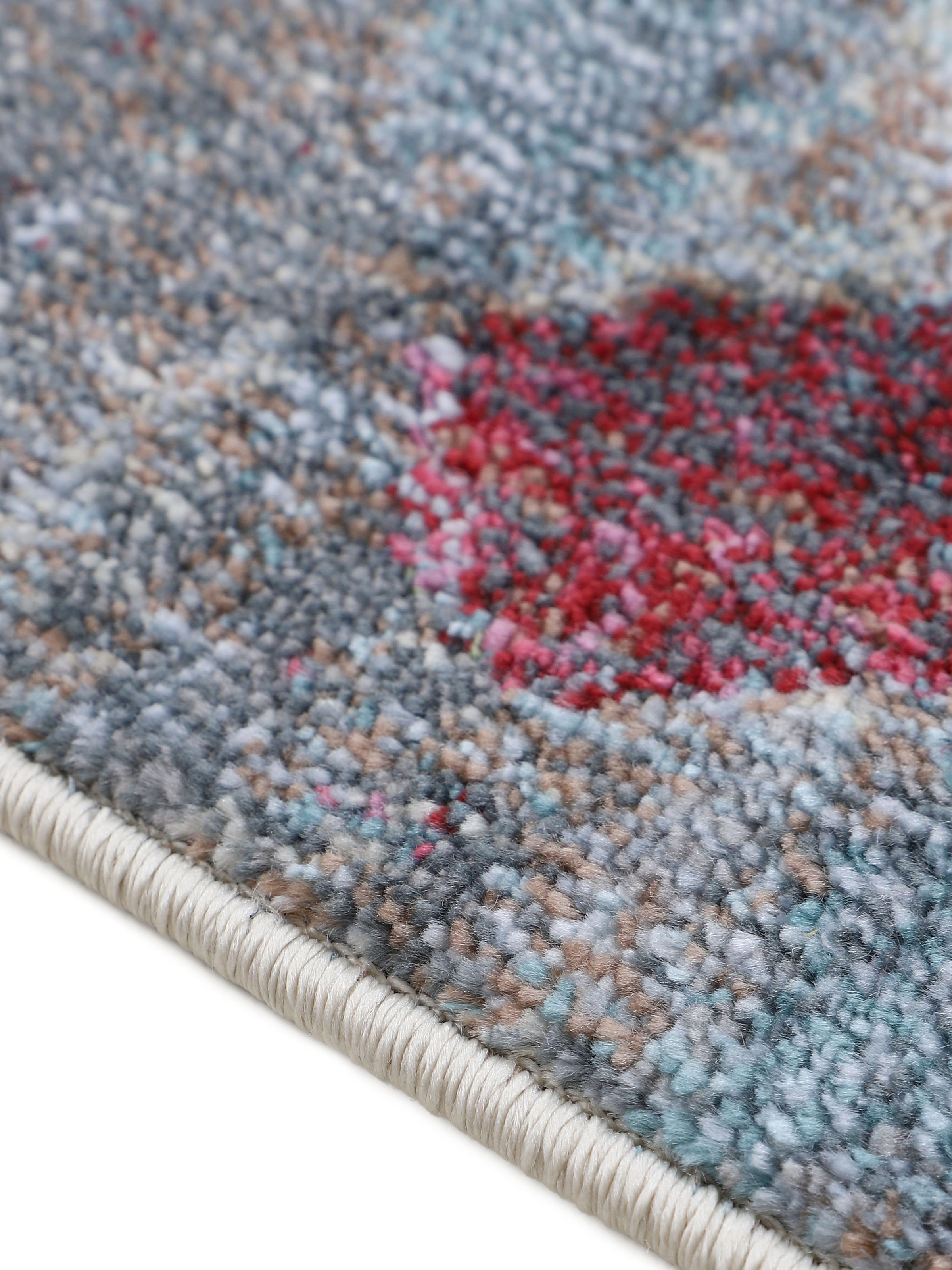 carpetfine Teppich »Lori«, rechteckig, 7 mm Höhe, Vintage Grafisch Design, Wohnzimmer