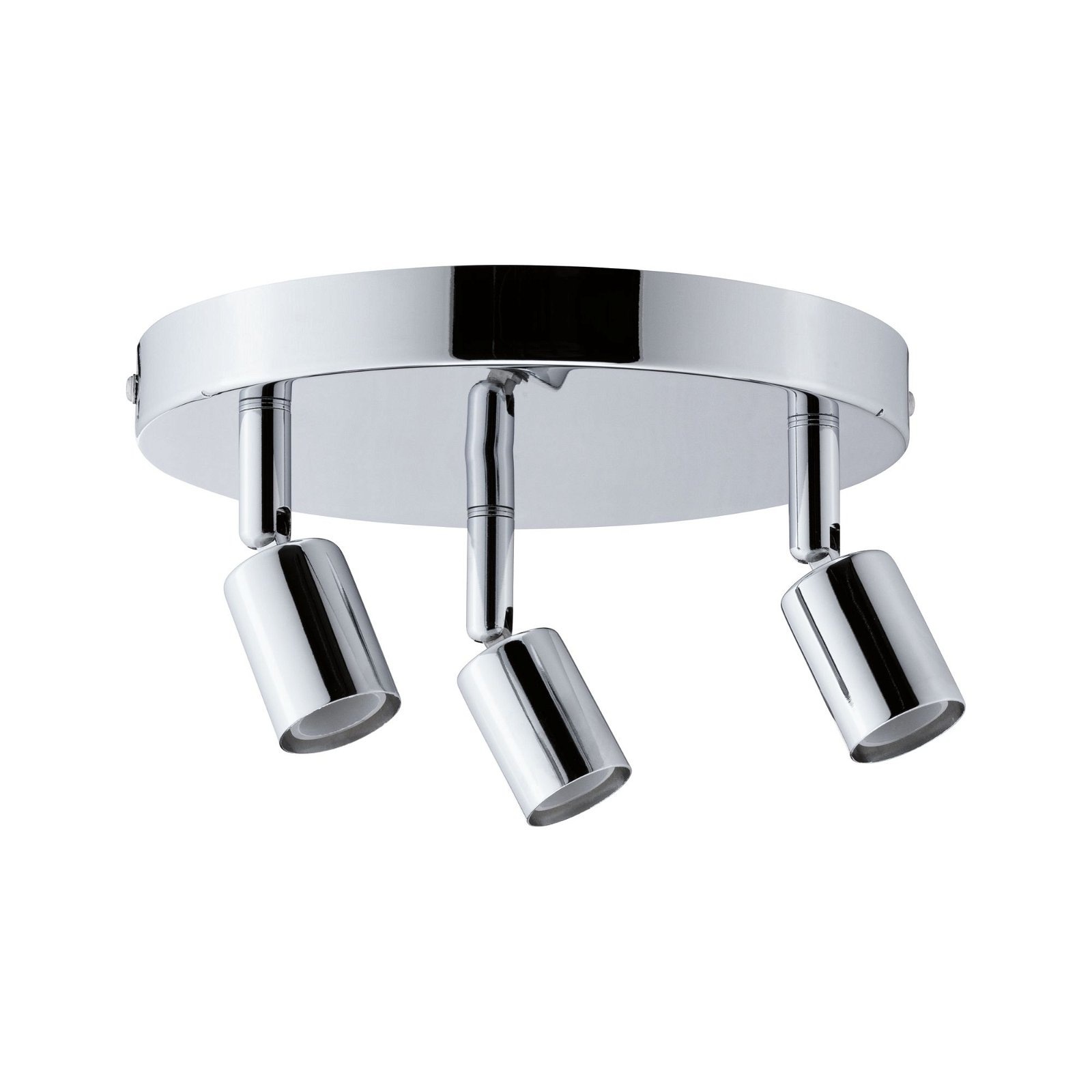 Paulmann Deckenleuchte »Carolina«, 3 flammig, Leuchtmittel GU10 | ohne Leuchtmittel, Spotlight IP44 max. 3x10W Chrom 230V Metall, GU 10