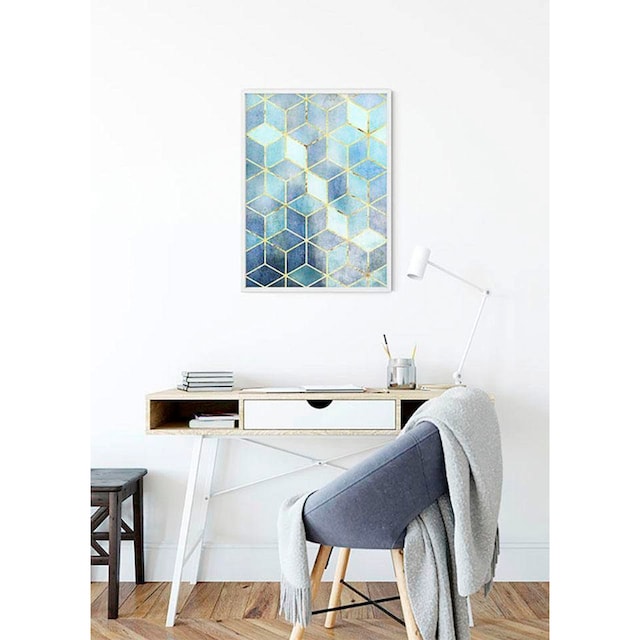 Komar Poster »Mosaik Azzuro«, Abstrakt, (Packung, 1 St.), Kinderzimmer,  Schlafzimmer, Wohnzimmer online kaufen | mit 3 Jahren XXL Garantie