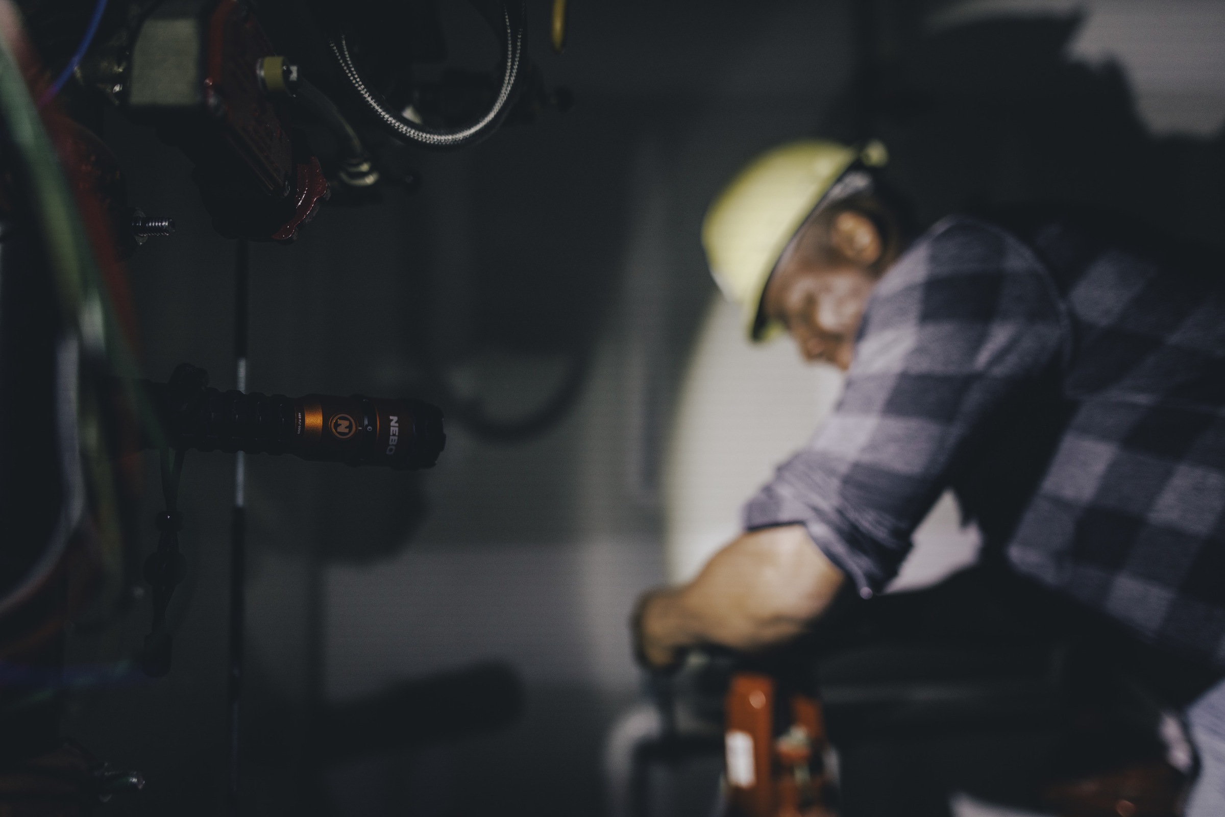NEBO LED Taschenlampe »Master Series FL750«, wiederaufladbar, Zoom, Magnetfuß, Trageclip