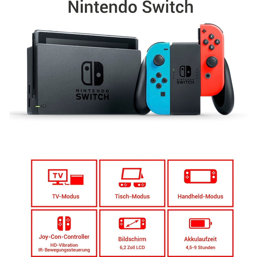 Nintendo Switch Spielekonsole, inkl. Mario Kart Live - Luigi Edition