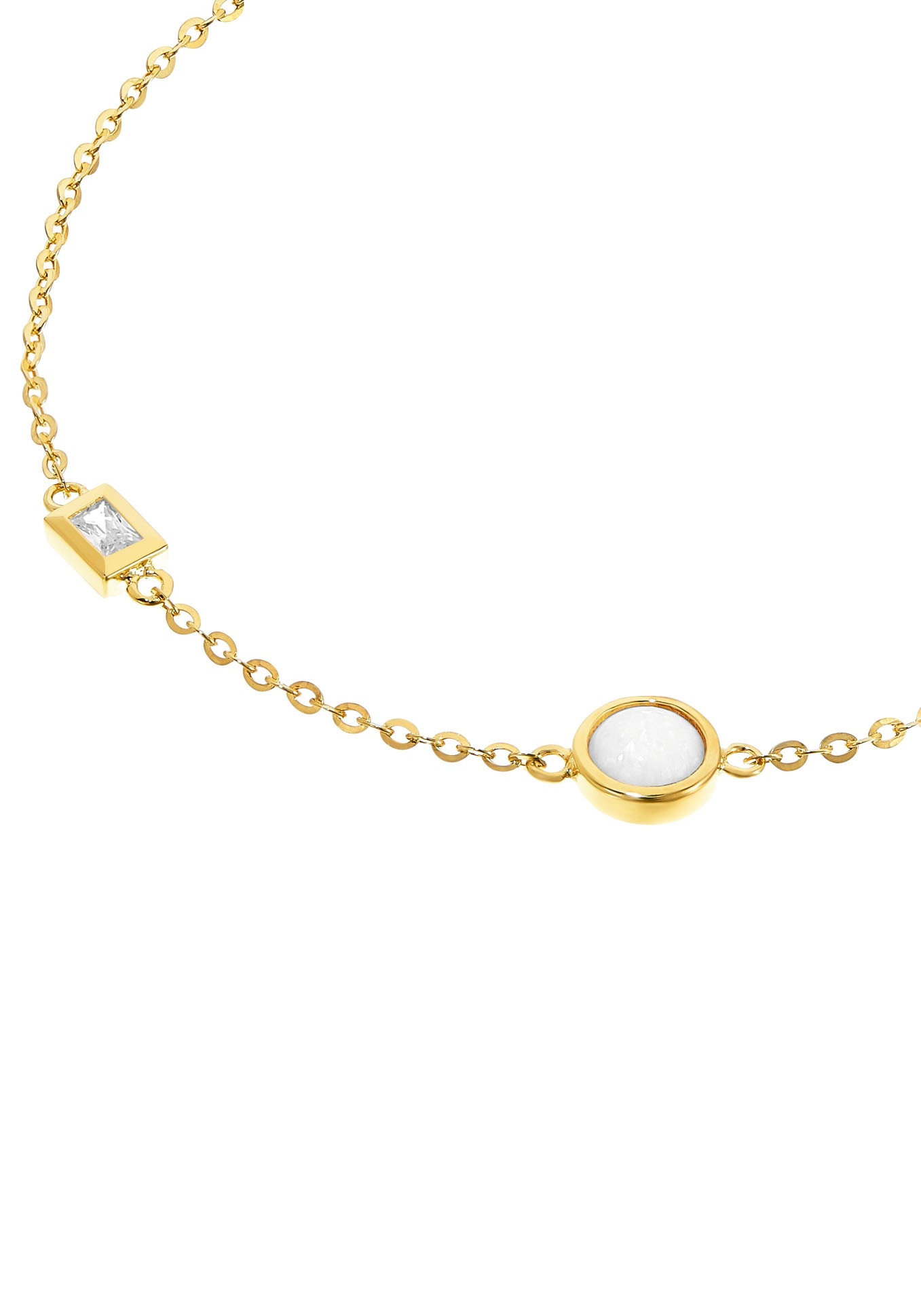 Amor Armband »Shiny Perlmutt« mit Opal, Zirkonia (synth.)