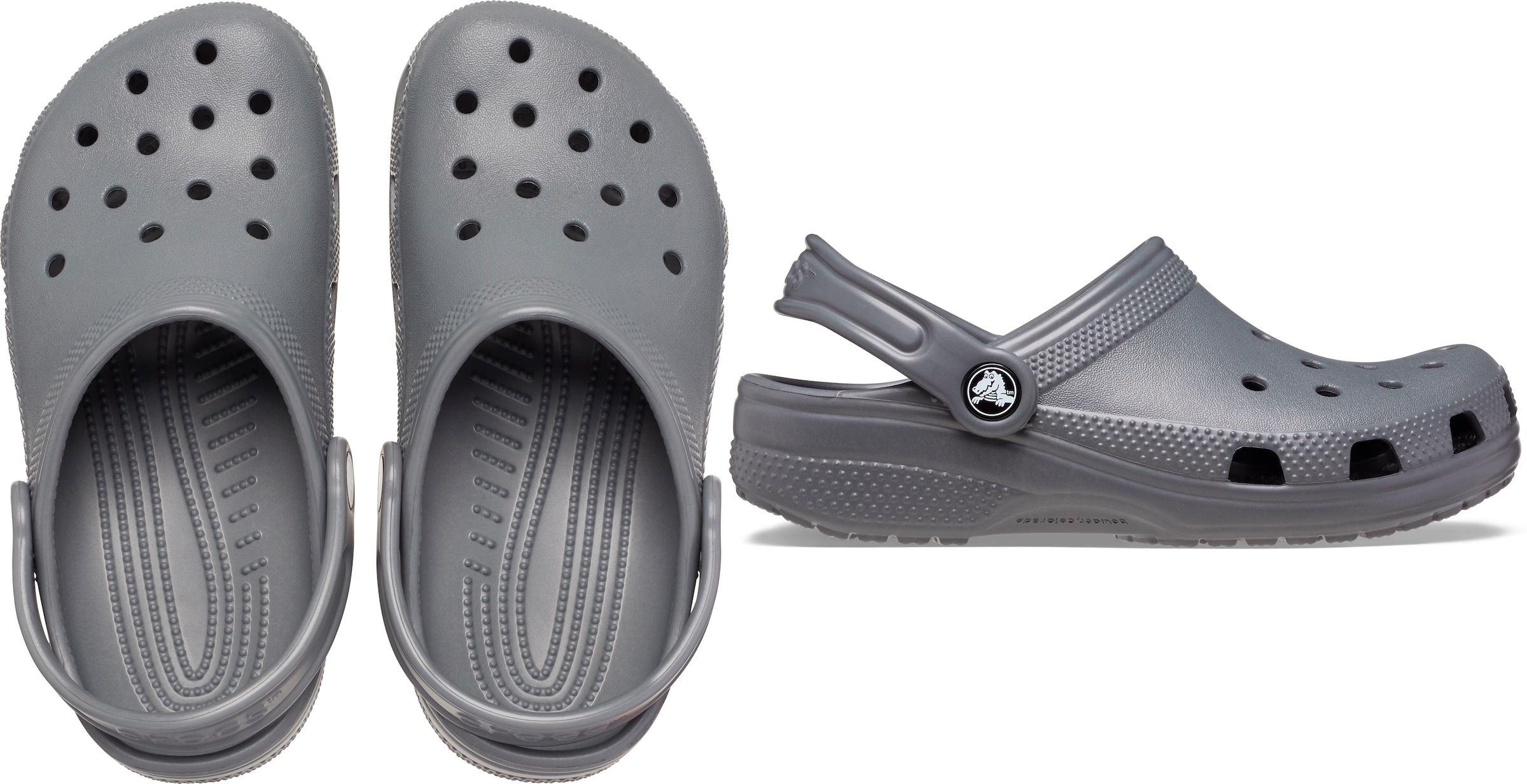Crocs Clog »Classic K«, Sommerschuh, Hausschuh, Badeschuh mit schwenkbarem Fersenriemchen