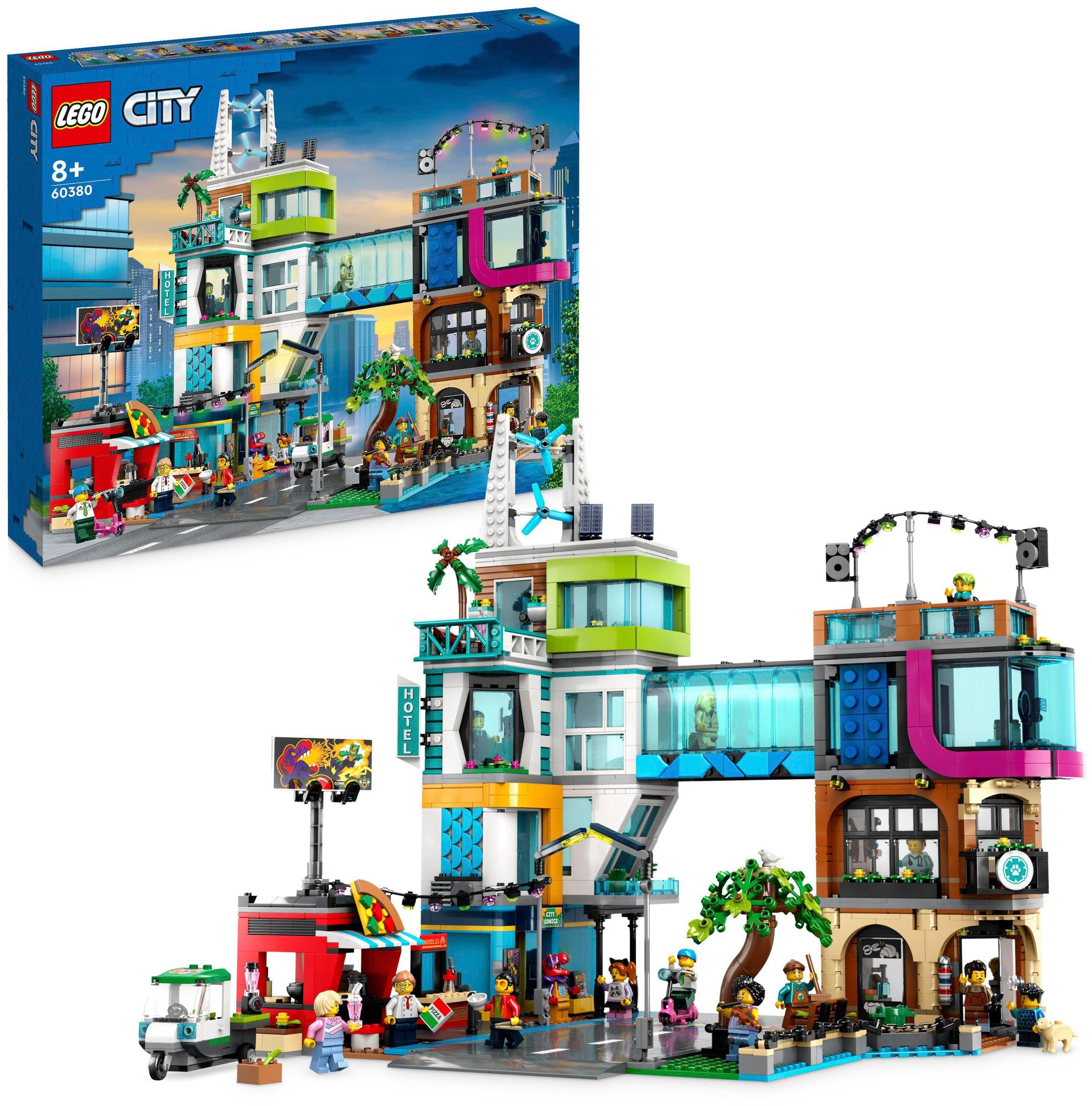 Konstruktionsspielsteine »Stadtzentrum (60380), LEGO® City«, (2010 St.), Made in Europe