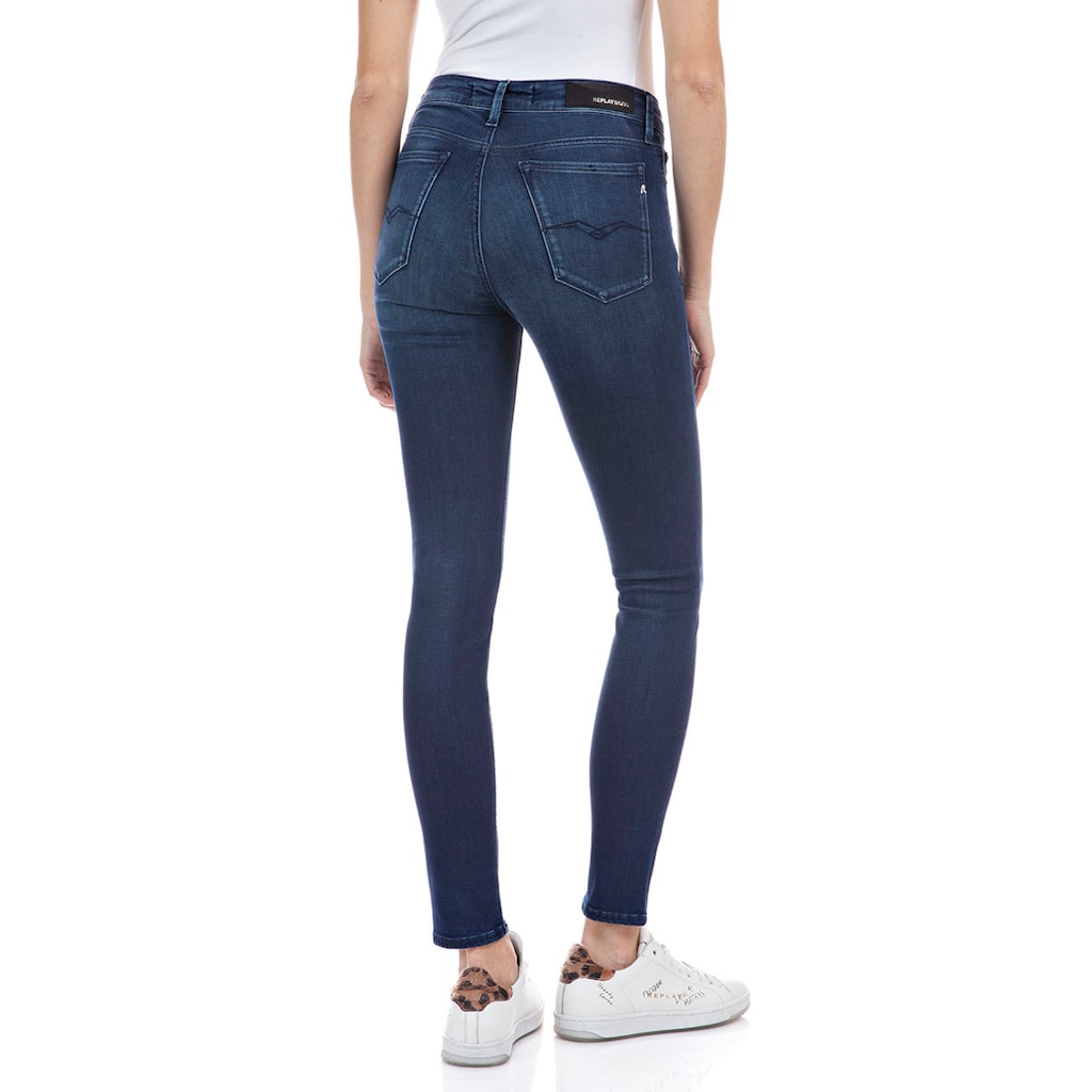 Replay Skinny-fit-Jeans »Luzien«, Powerstretch-Denim - Highwaist