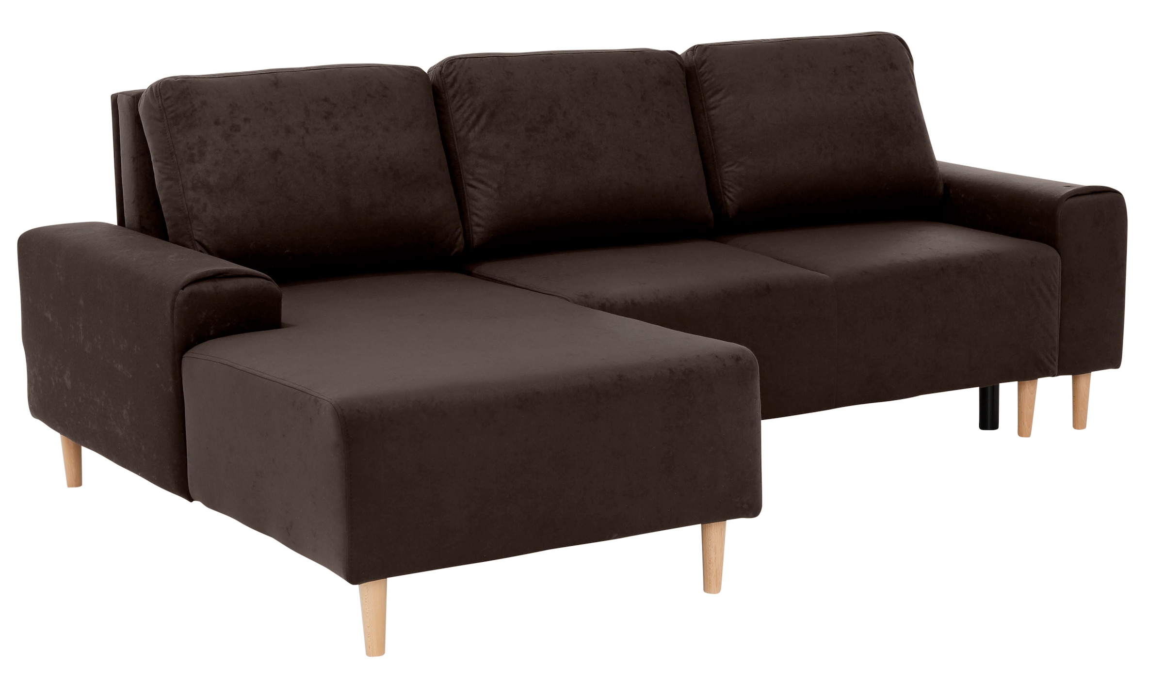 Home affaire Ecksofa »Samu L-Form« wahlweise mit Bettfunktion und Bettkasten