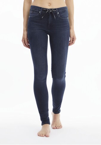 Calvin Klein Jeans Skinny-fit-Jeans »MID RISE SKINNY«, mit Bindeband mit Calvin Klein... kaufen