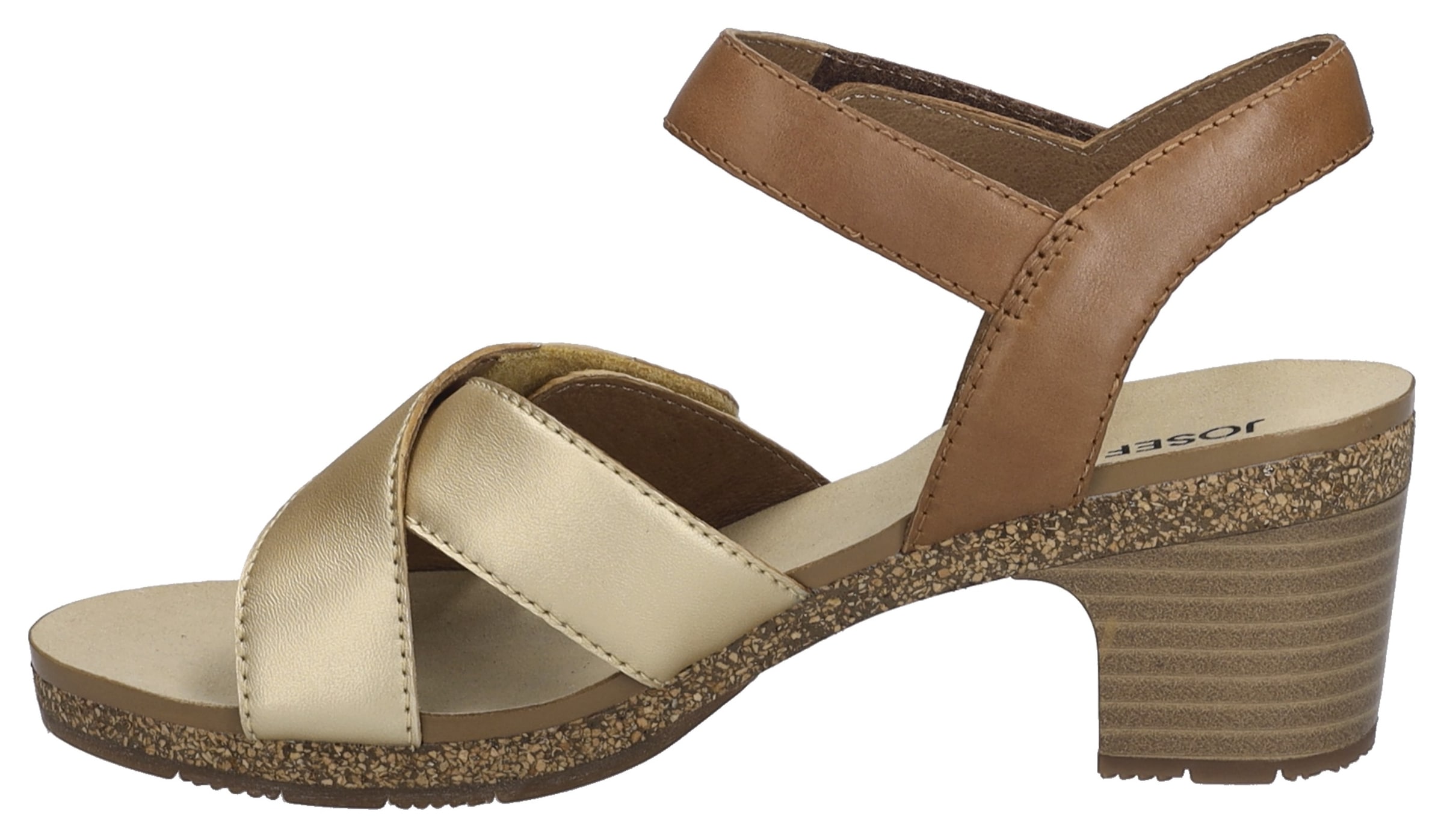 Josef Seibel Sandale »Grace 01«, Festtagsschuh, Sandalette mit Blockabsatz
