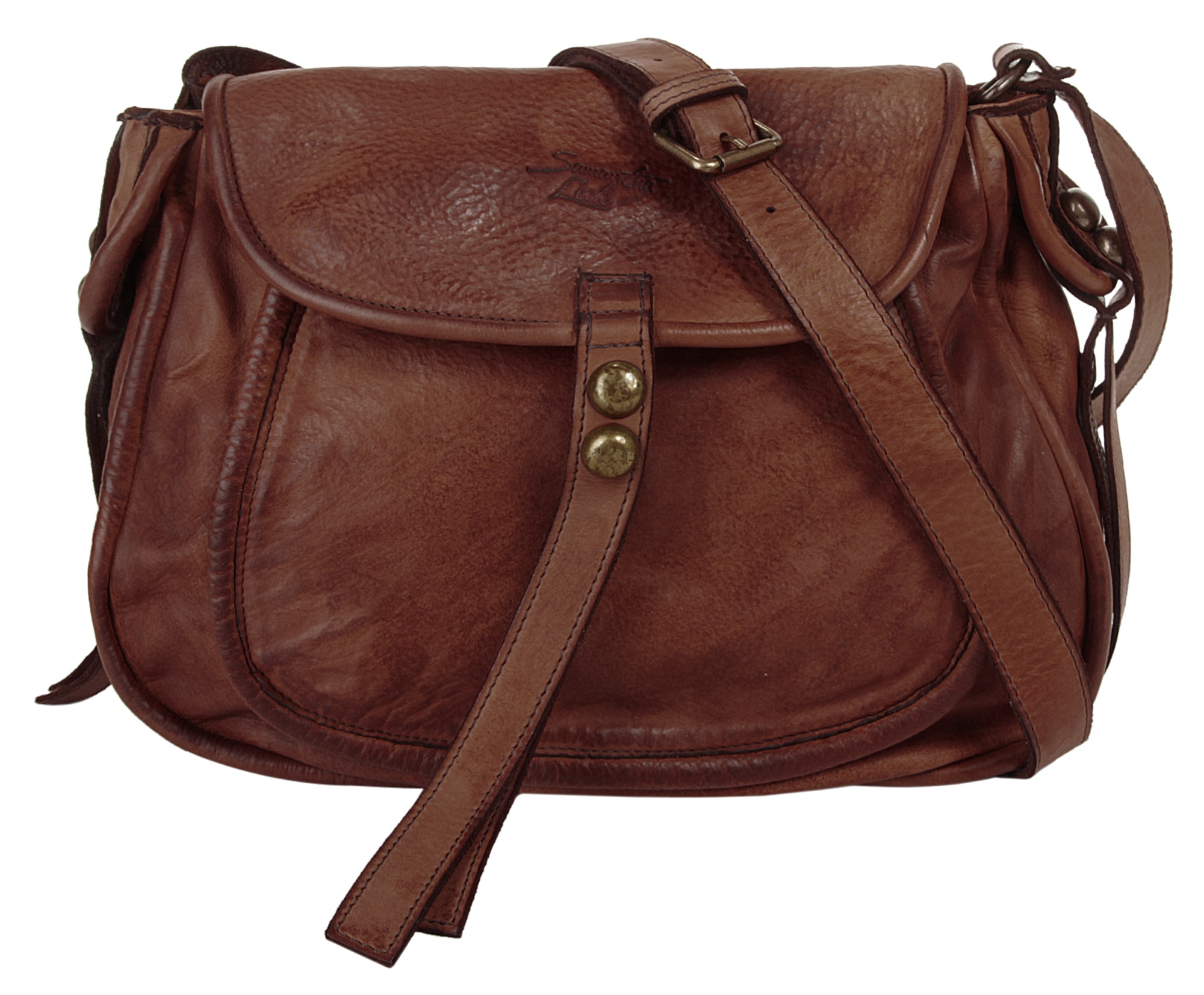 Samantha Look Umhängetasche "SAMANTHA LOOK Damen echt Leder, Made in Italy" echt Leder, Made in Italy