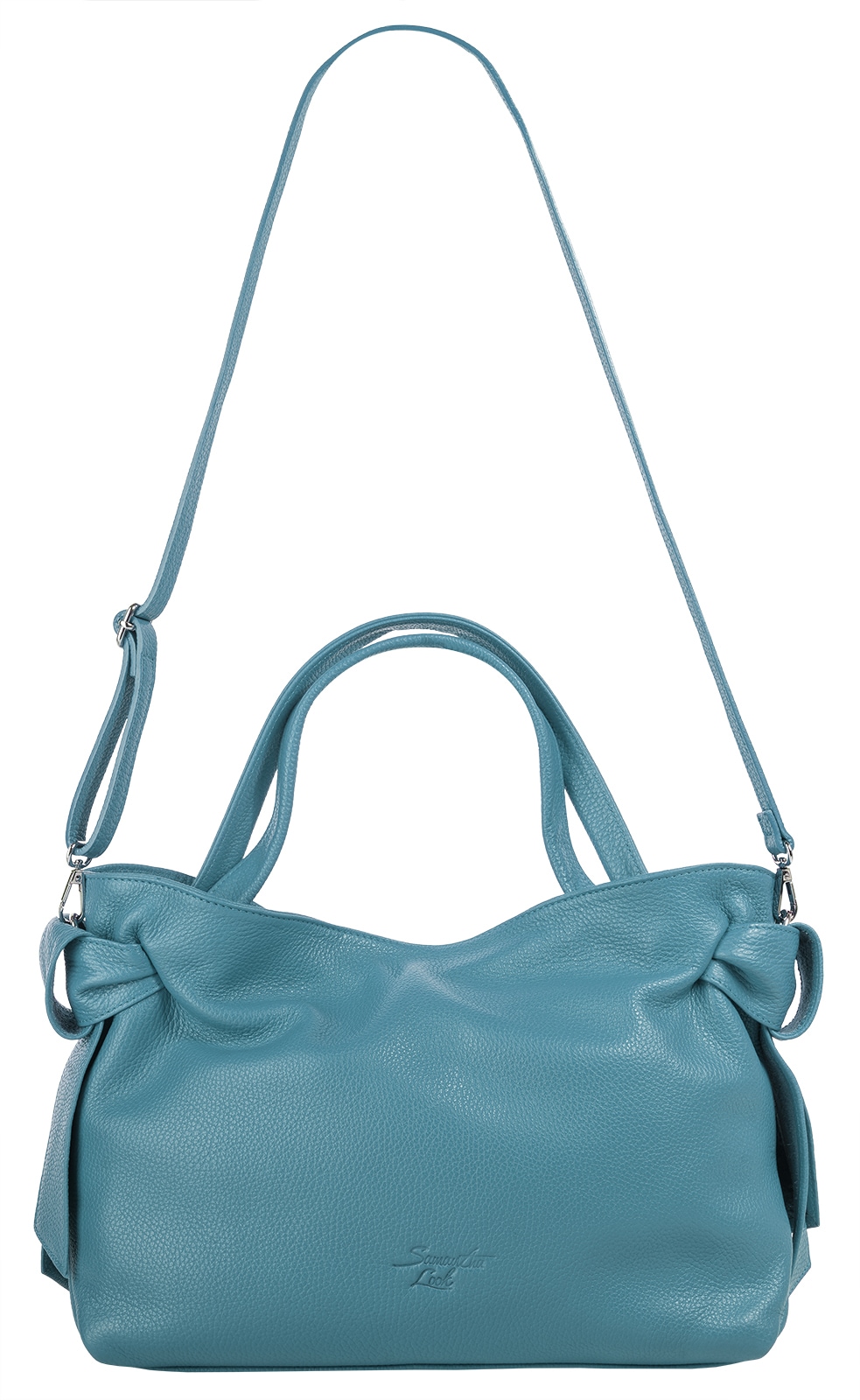 Samantha Look Henkeltasche, echt Leder, Made in Italy