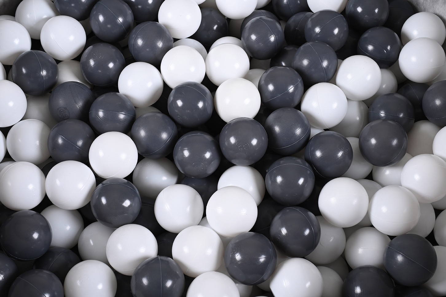 Knorrtoys® Bällebad »Soft, Grey White Stars«, mit 300 Bällen Grey/creme; Made in Europe