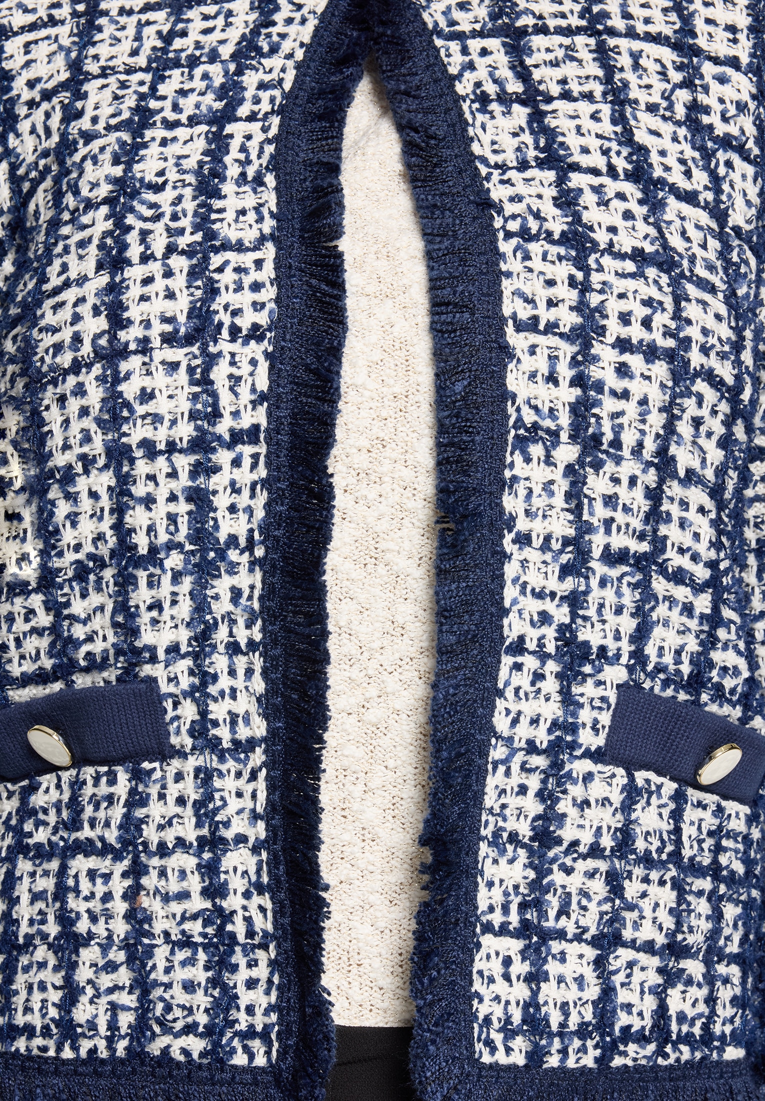 Betty&Co Cardigan »Strick-Cardigan mit Fransen«