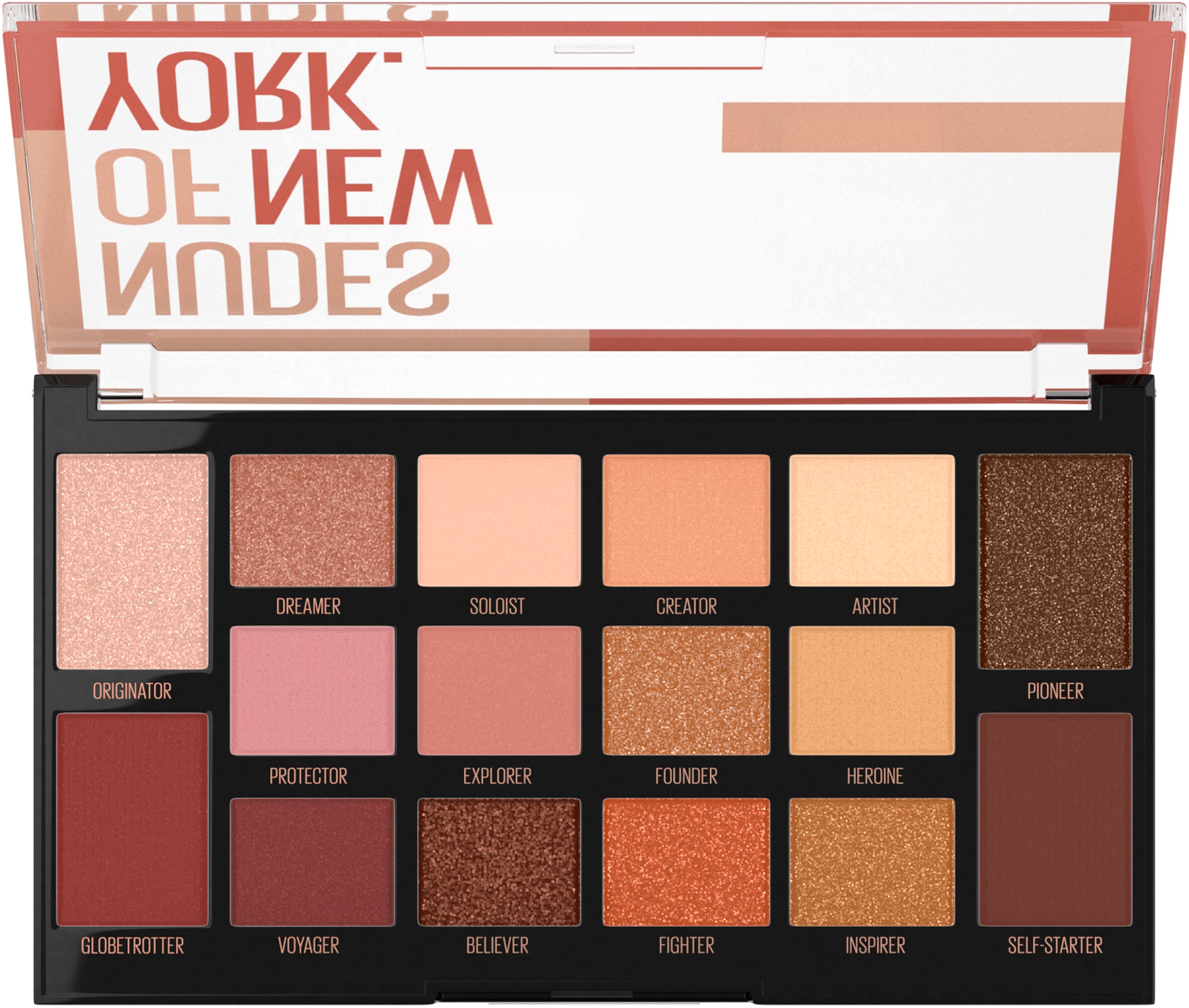 MAYBELLINE NEW YORK Lidschatten-Palette »Nudes Of New York«, mit perfekter Nuance-Abstimmung