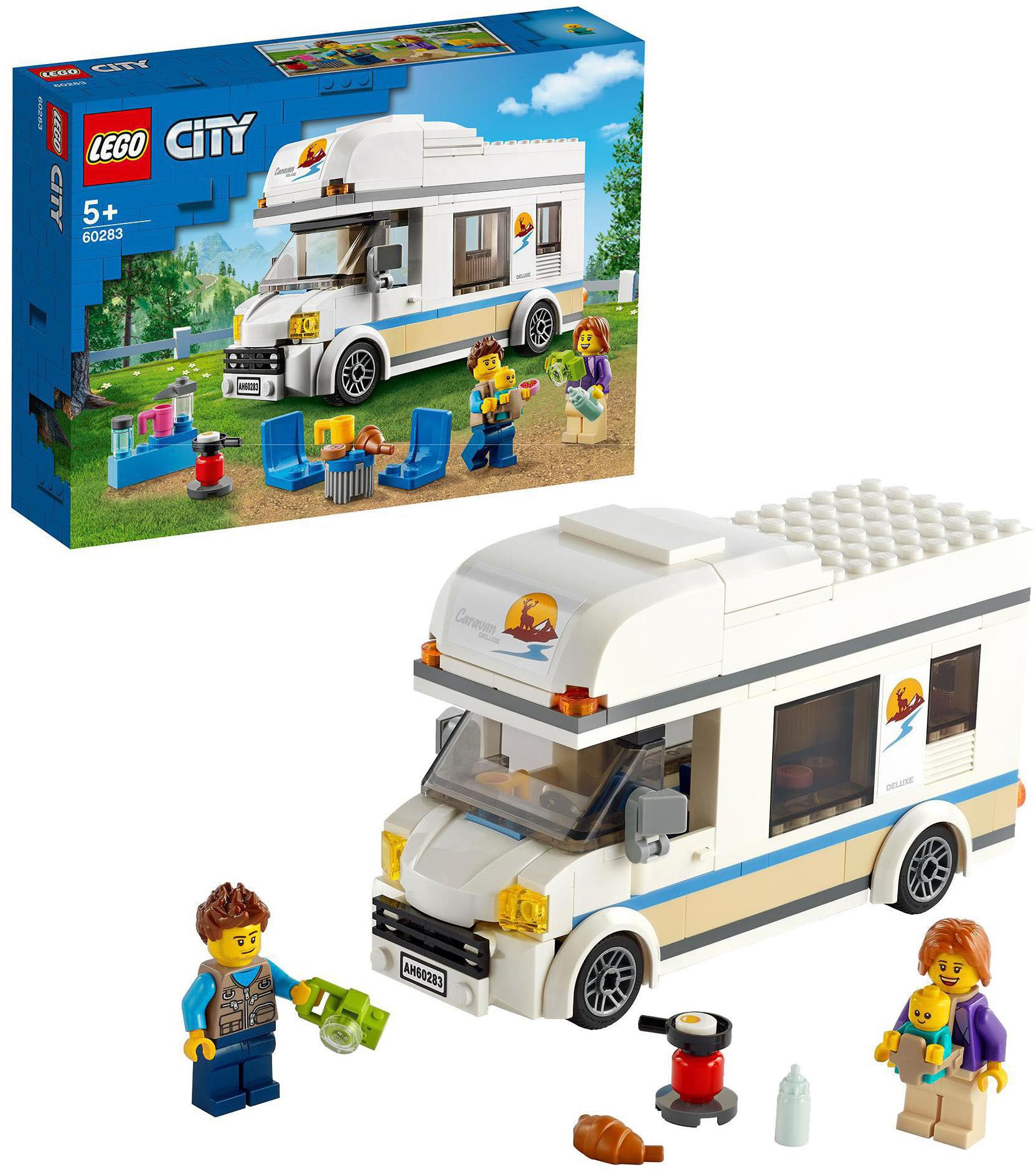 LEGO® Konstruktionsspielsteine »Ferien-Wohnmobil (60283), LEGO® City«, (190 St.), Made... kaufen