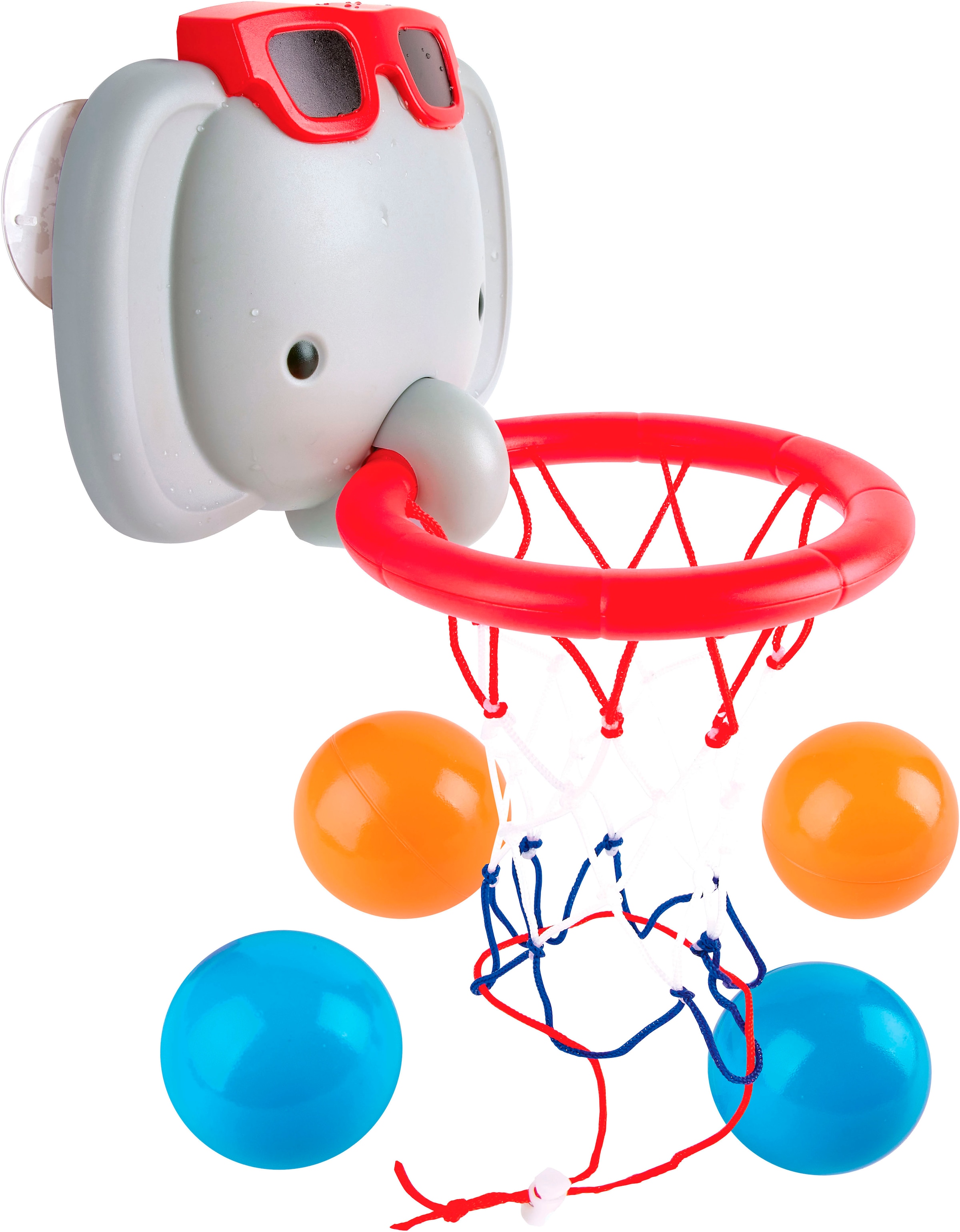 Hape, Badespielzeug »Elefanten-Basketballkorb«, bunt, Badespielzeug