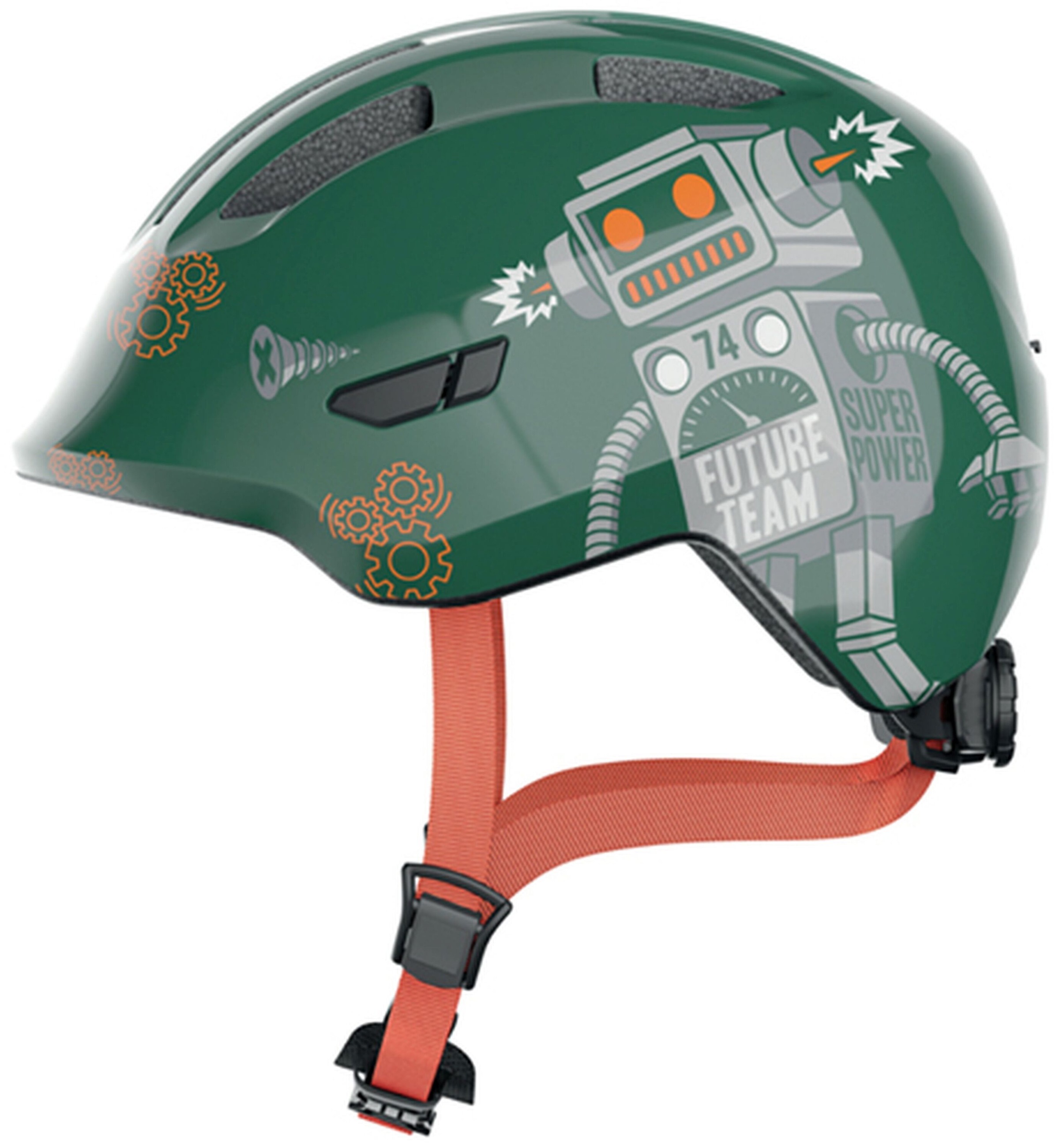 Kinderfahrradhelm »Kinder-Freizeithelm "Smiley 3.0" green robo shiny«