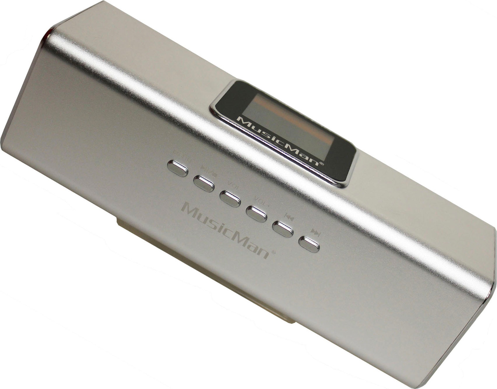 Technaxx Portable-Lautsprecher »MusicMan MA Display Soundstation« 2.0 ( USB-Wiedergabe | Uhrzeitanzeige | Wecker 6 W)