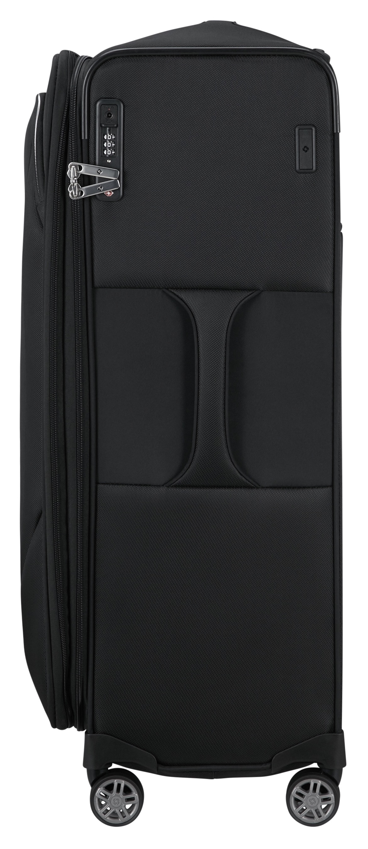 Samsonite Weichgepäck-Trolley »RE-LITE, verschiedene Größen und Farben«, (Set, 2 St., mit 2 Packwürfeln), 4 Rollen, Reisekoffer TSA-Schloss Stickerbogen Volumenerweiterung Laptopfach
