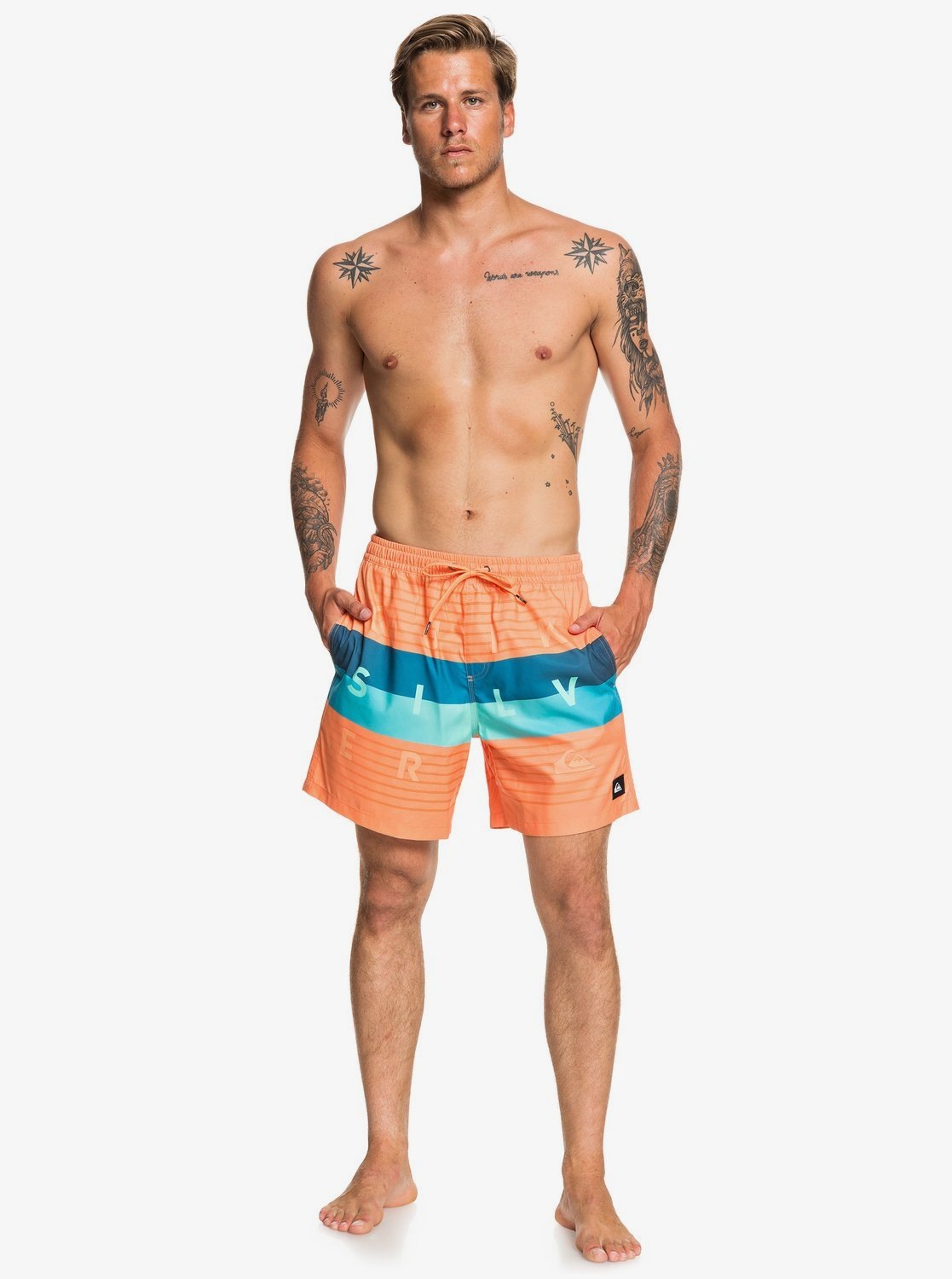 Quiksilver Boardshorts »Word Block 17"«