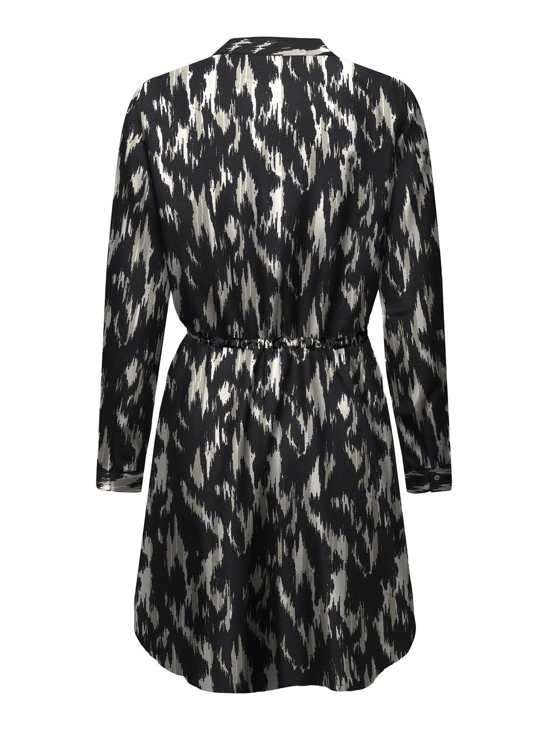 ONLY Druckkleid »ONLCORY L/S V-NECK TUNIC«