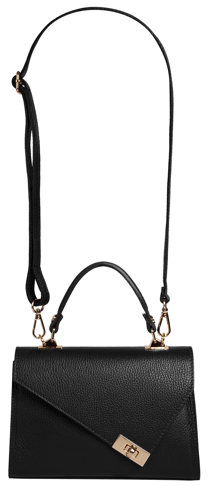 Cluty Henkeltasche echt Leder, Made in Italy