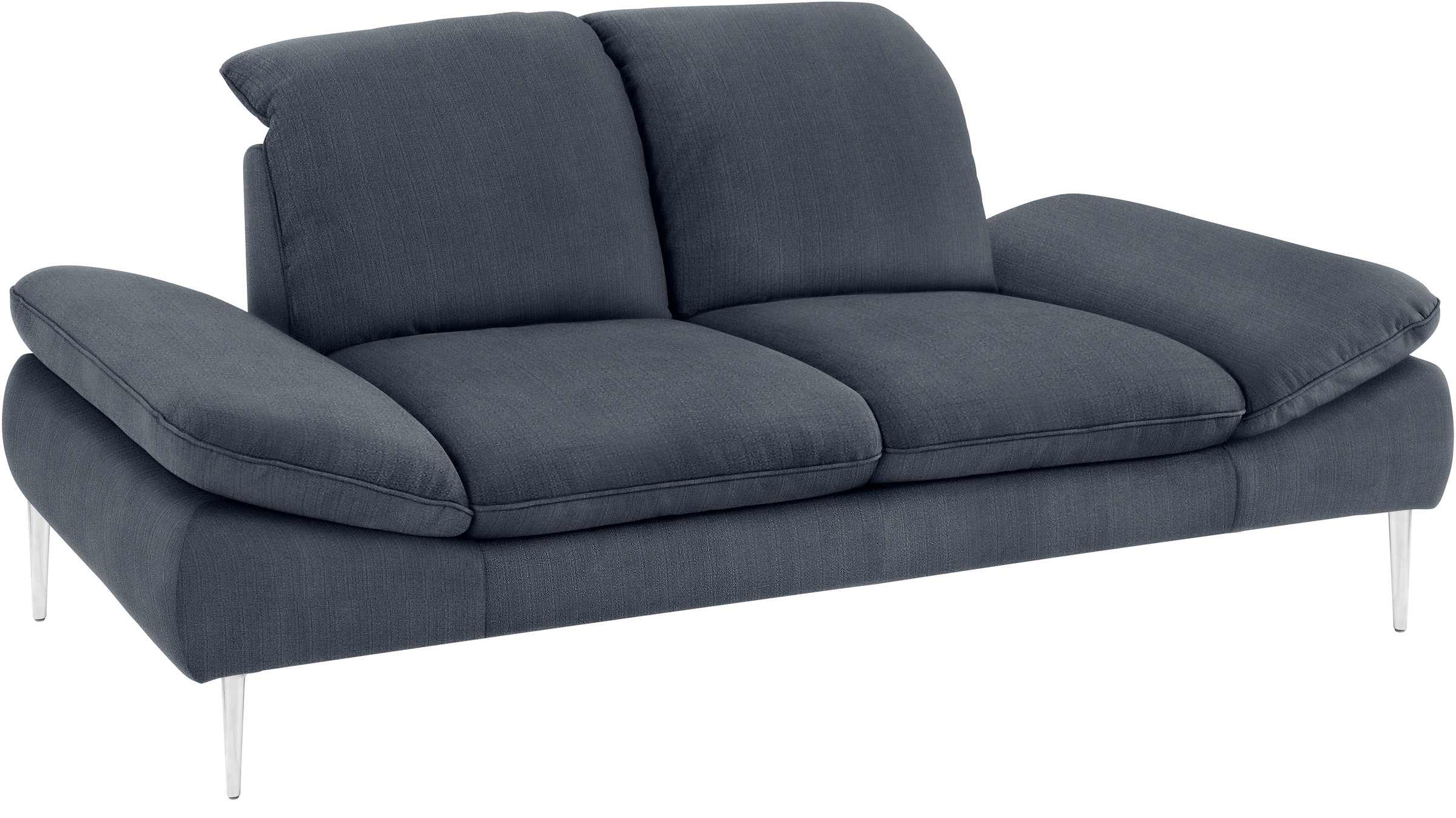 W.SCHILLIG 2,5-Sitzer »enjoy&MORE« mit Sitztiefenverstellung, Füße Chrom glänzend, Breite 232 cm