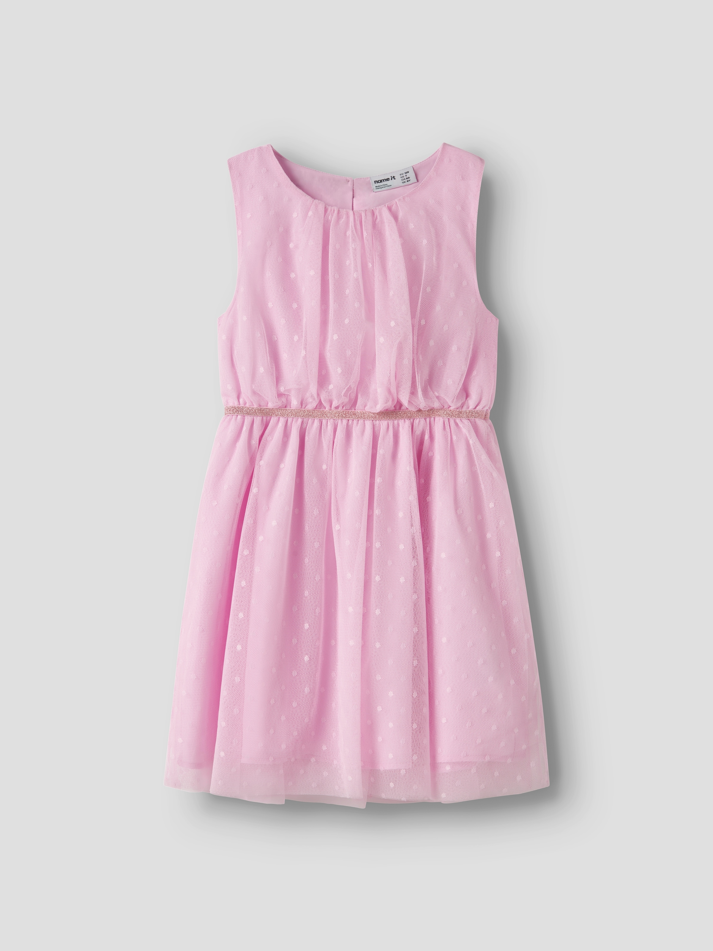 Name It Tüllkleid »NKFVABOSS SPENCER« Kunstfaser, elastische Taille mit Glitzereffekt