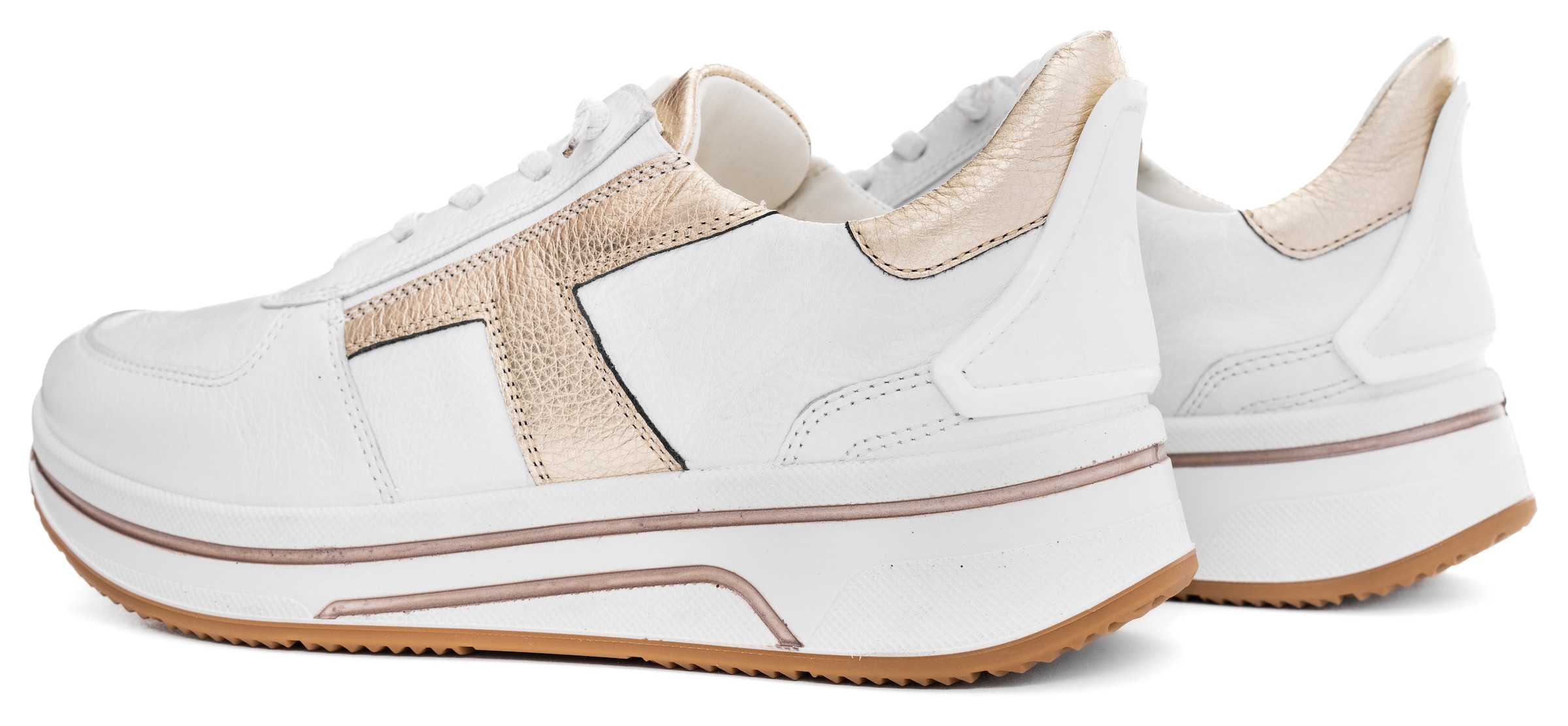 Ara Slip-On Sneaker »SAPPORO«, Freizeitschuh, Schnürschuh mit Frottee-Futter, H-Weite