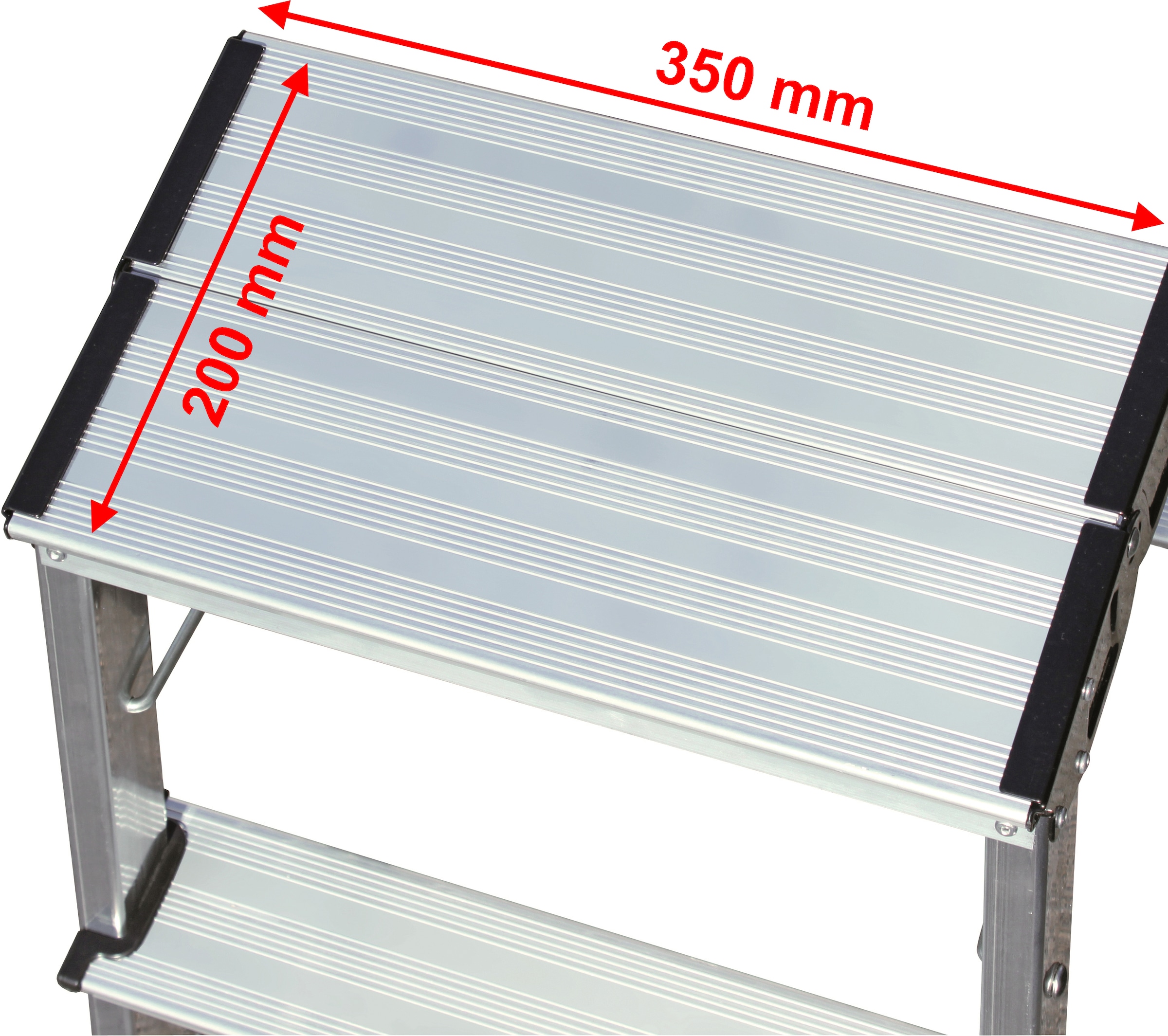 KRAUSE Klapptritt »Treppy«, 2x2 Stufen