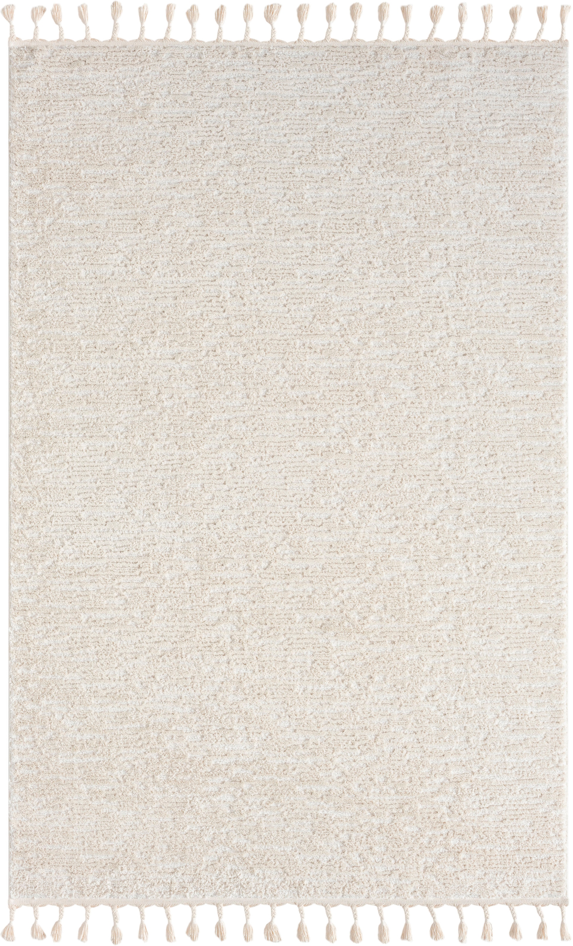 Myflair Möbel & Accessoires Hochflor-Teppich »Moroccan Pureness«, rechteckig, 24 mm Höhe, moderner Teppich, Uni Farben, flauschig weich durch Hochflor