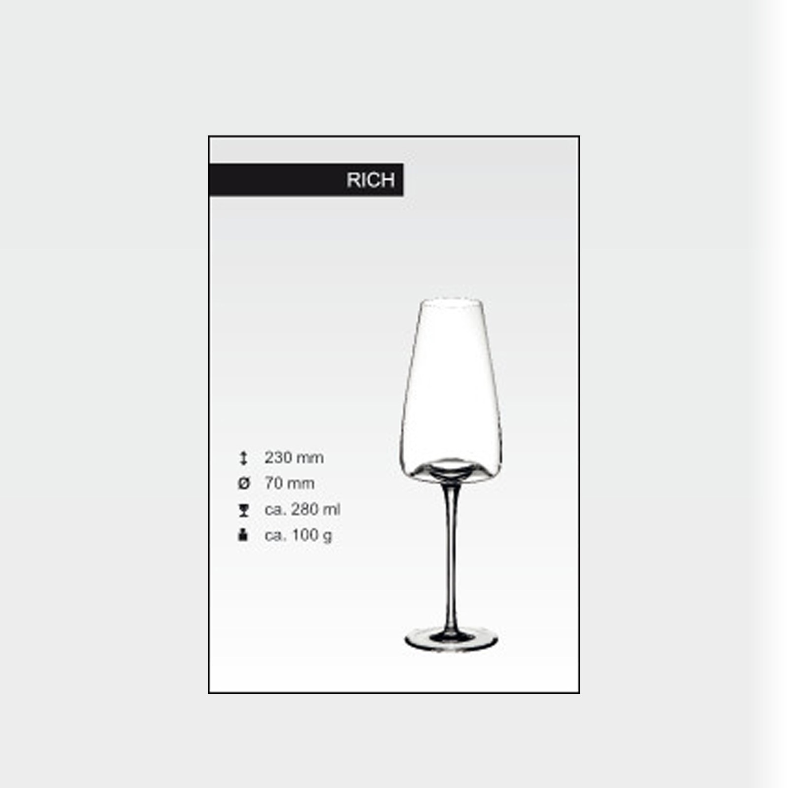 ZIEHER Weinglas »Weingläser Vision Rich 280 ml 2er Set transparent«
